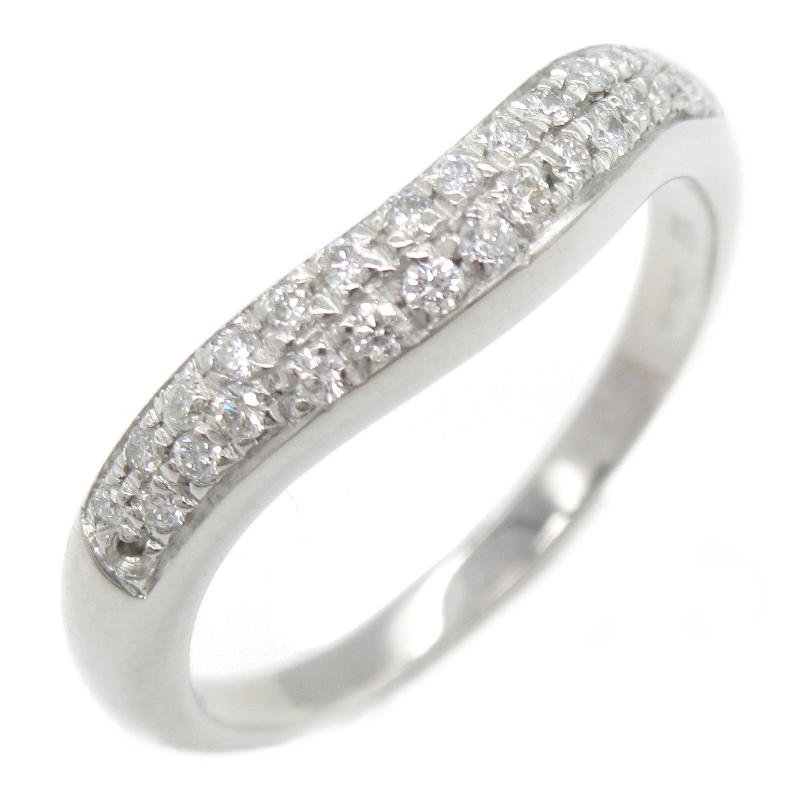 BVLGARI 【激減優惠】PT950鉑金Corona Diamond Ring鑽石戒指US#5.65