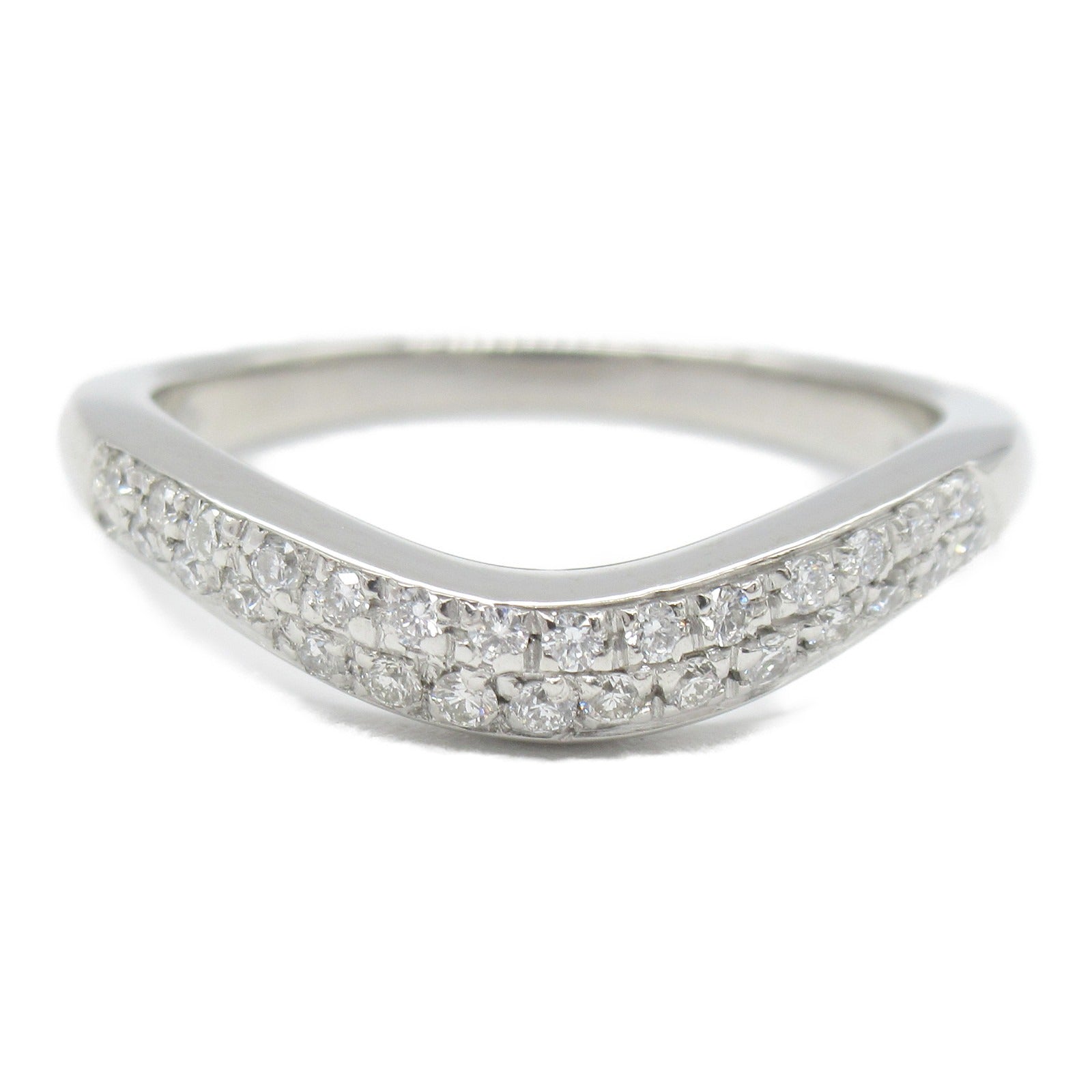 BVLGARI 【激減優惠】PT950鉑金Corona Diamond Ring鑽石戒指US#5.65