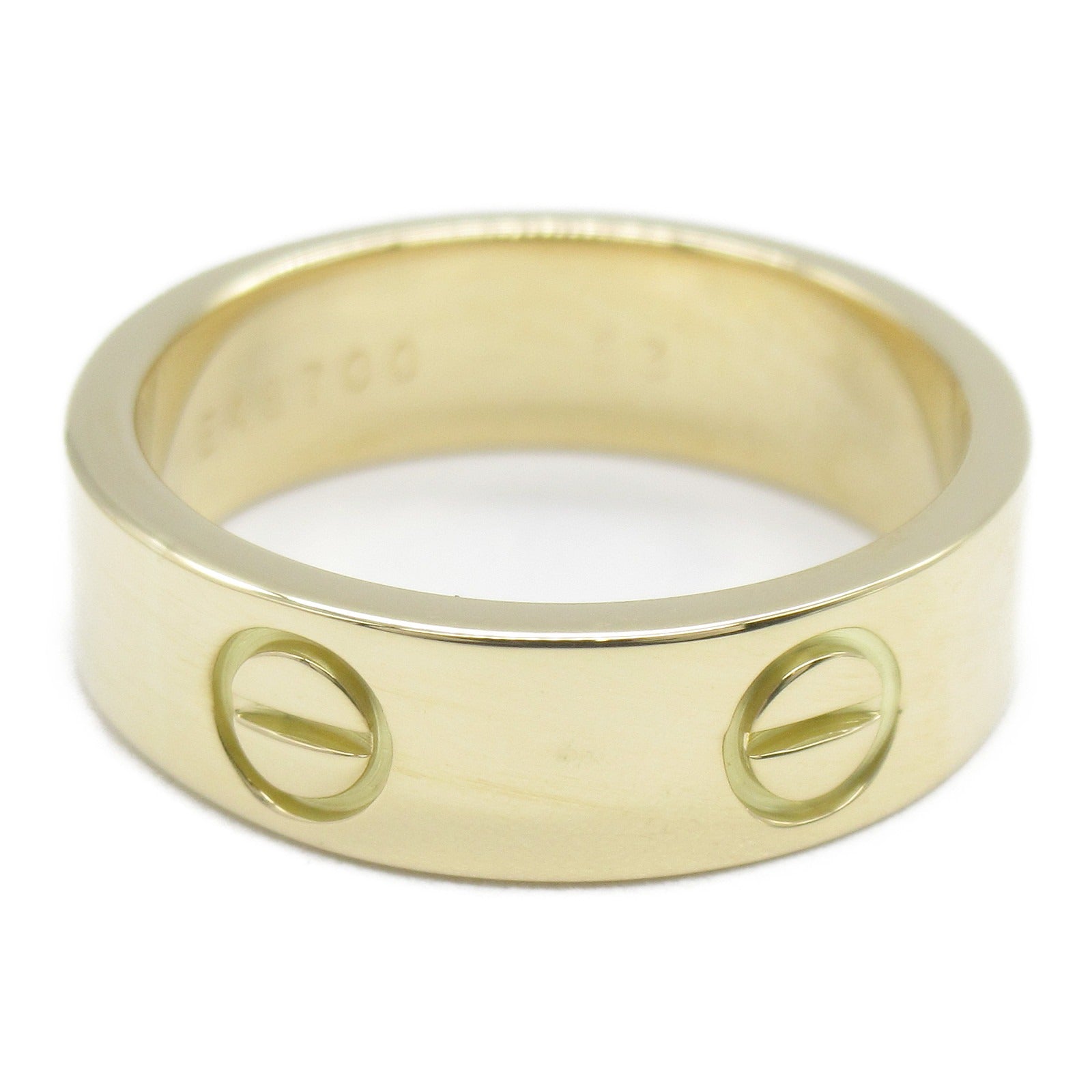 CARTIER 18K黃金Love Ring戒指Cartier#53/US#6.25