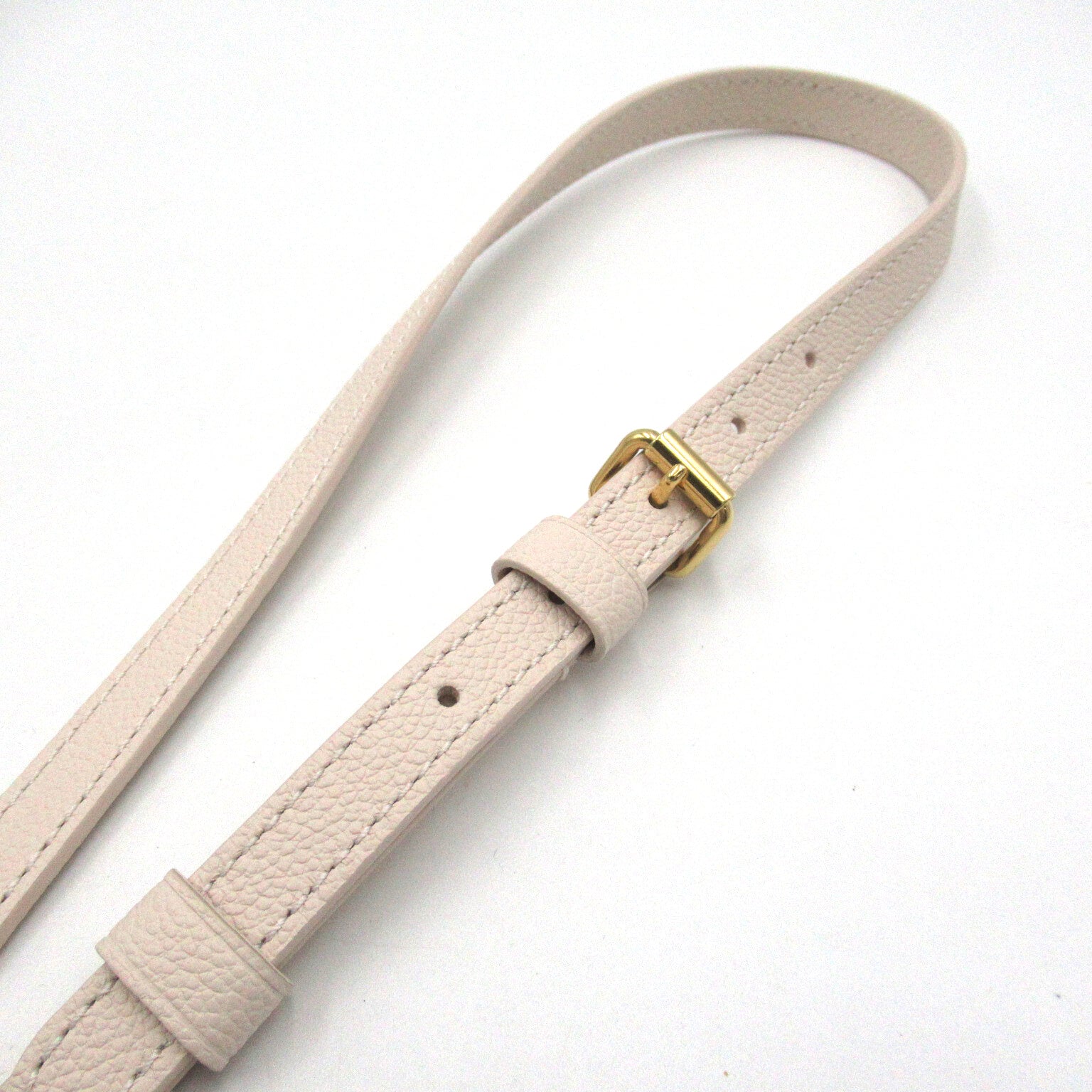 LOUIS VUITTON Monogram Empreinte Speedy Bandouliere 20金扣手挽肩背兩用袋卡其色/白色