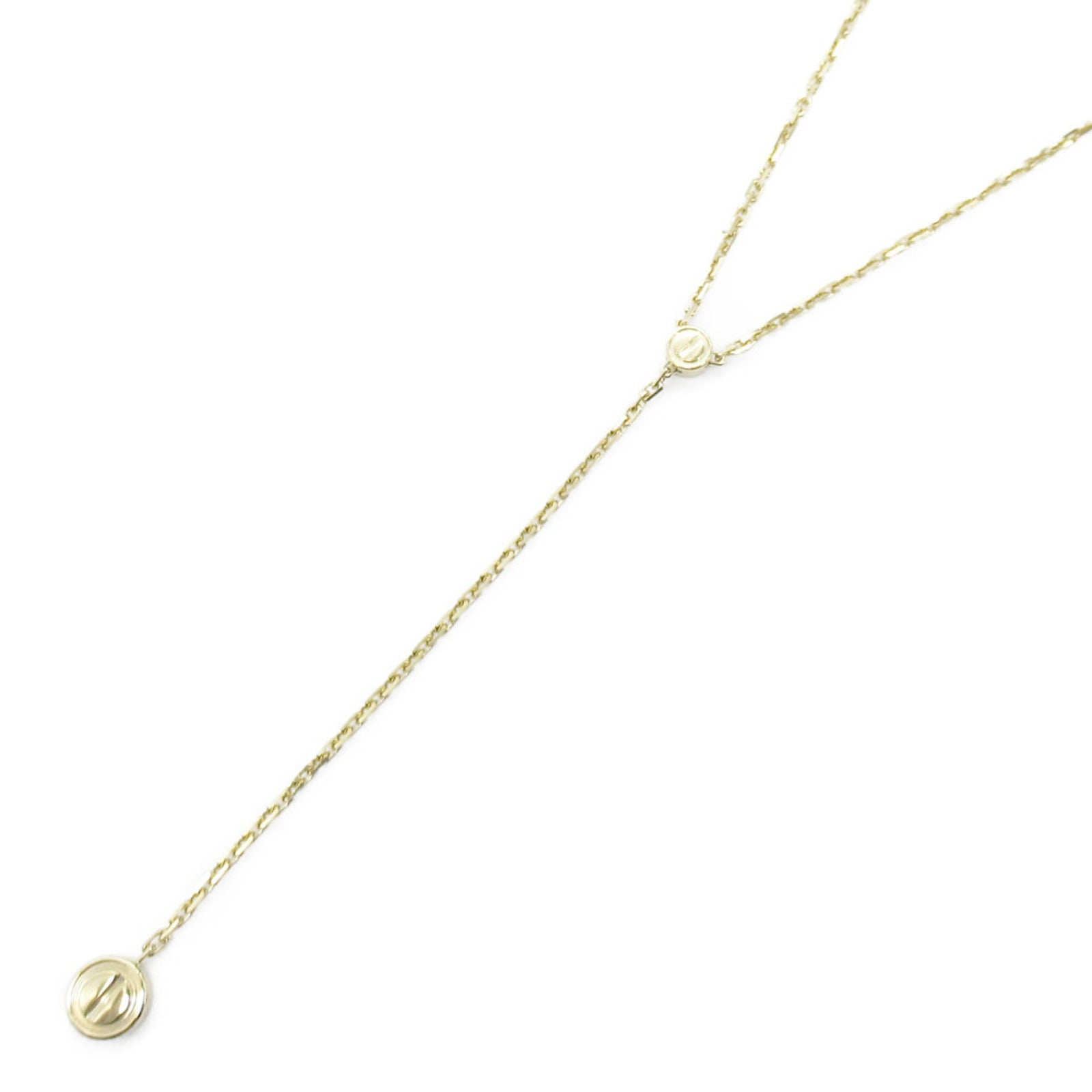 CARTIER 18K黃金Love Pastille Y Shape Necklace項鍊
