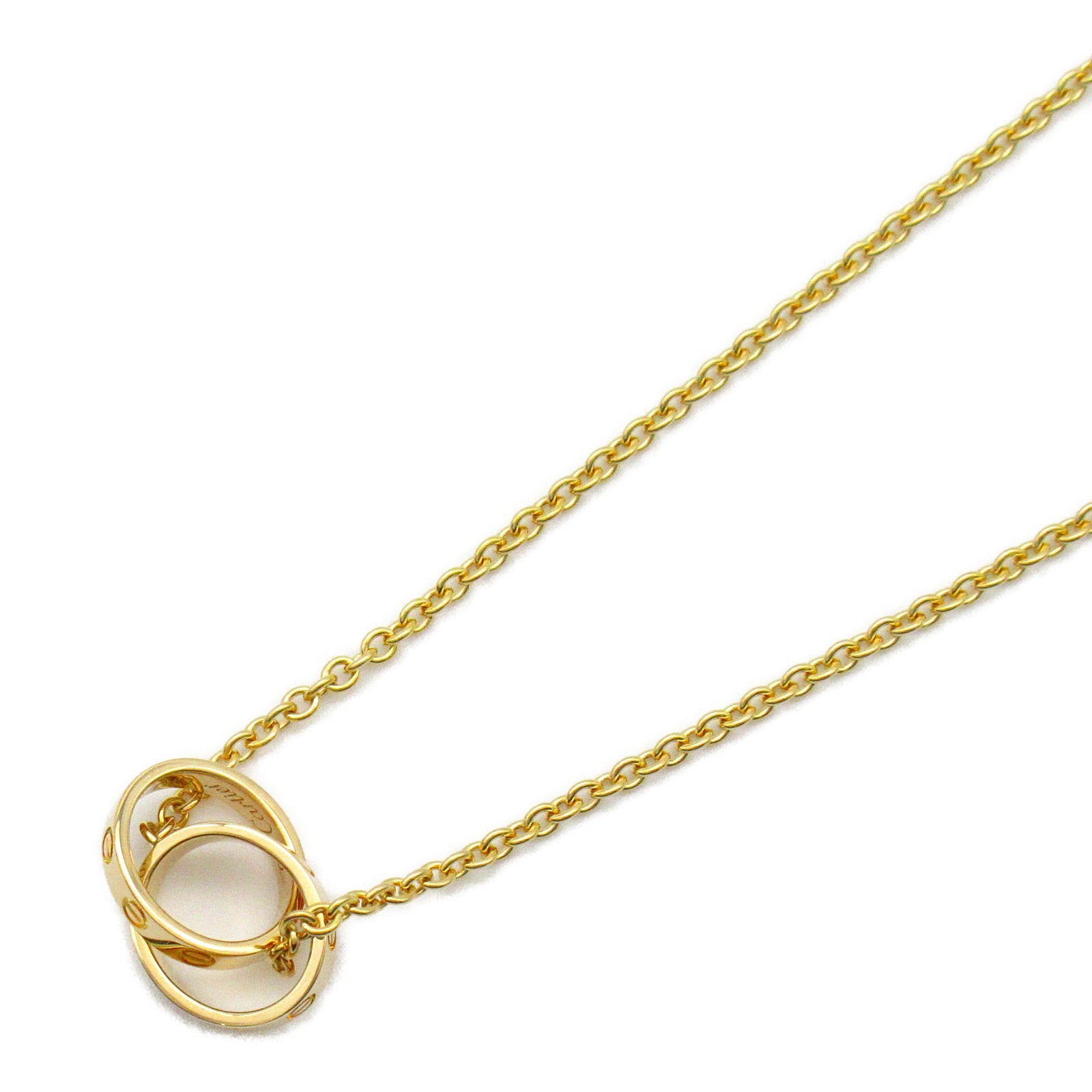 CARTIER 18K黃金Baby love necklace項鍊金色