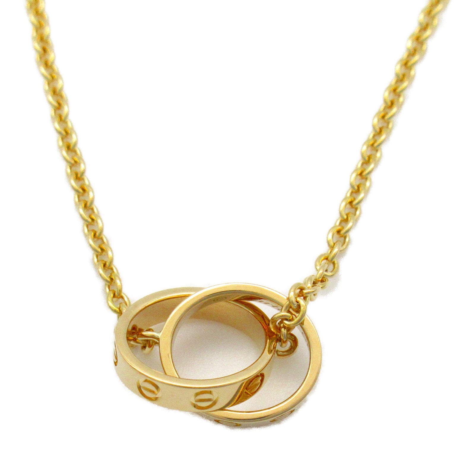 CARTIER 18K黃金Baby love necklace項鍊金色