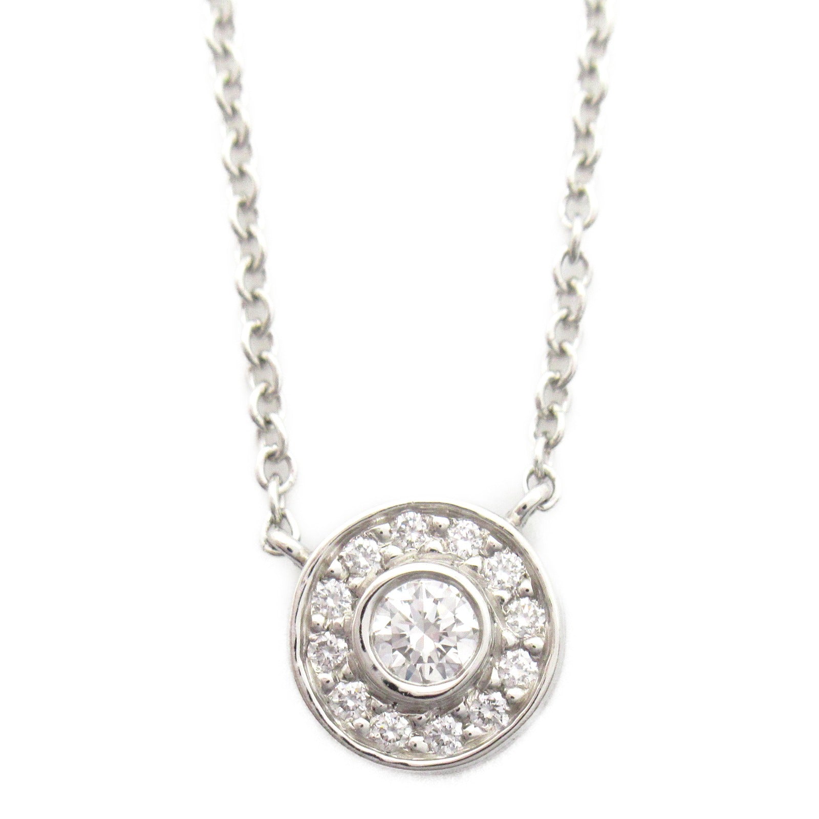 TIFFANY＆CO 【激減優惠】PT950鉑金Circlet Diamond Necklace鑽石項鍊