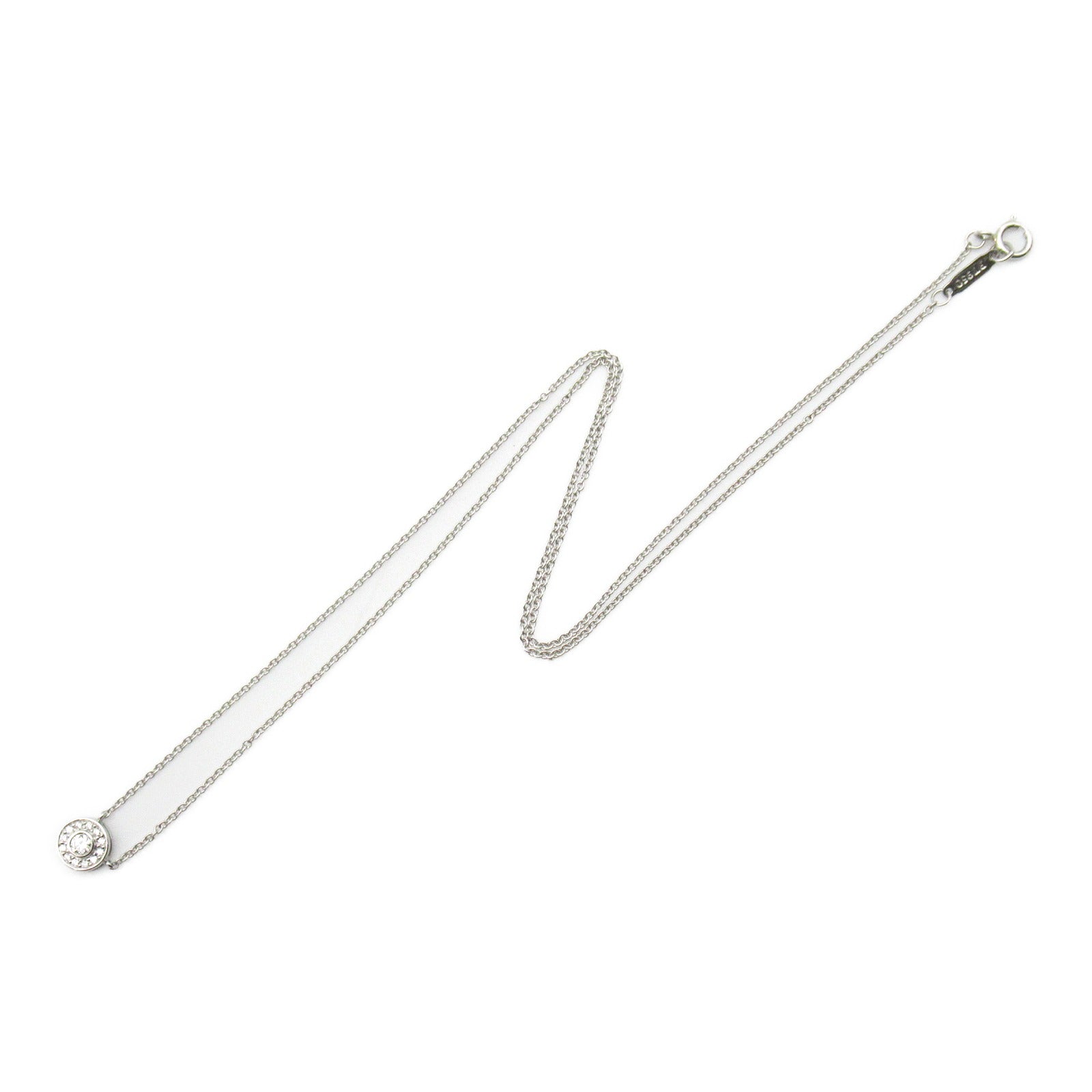 TIFFANY＆CO 【激減優惠】PT950鉑金Circlet Diamond Necklace鑽石項鍊