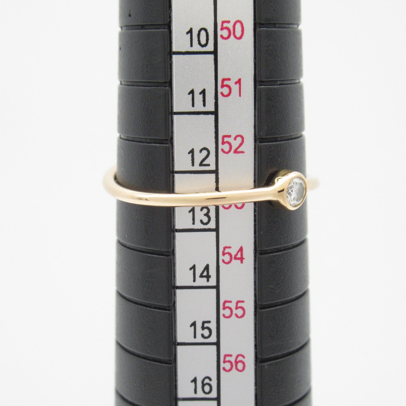 TIFFANY＆CO 【激減優惠】18K玫瑰金Wave 1P Diamond Ring鑽石戒指US#6.25