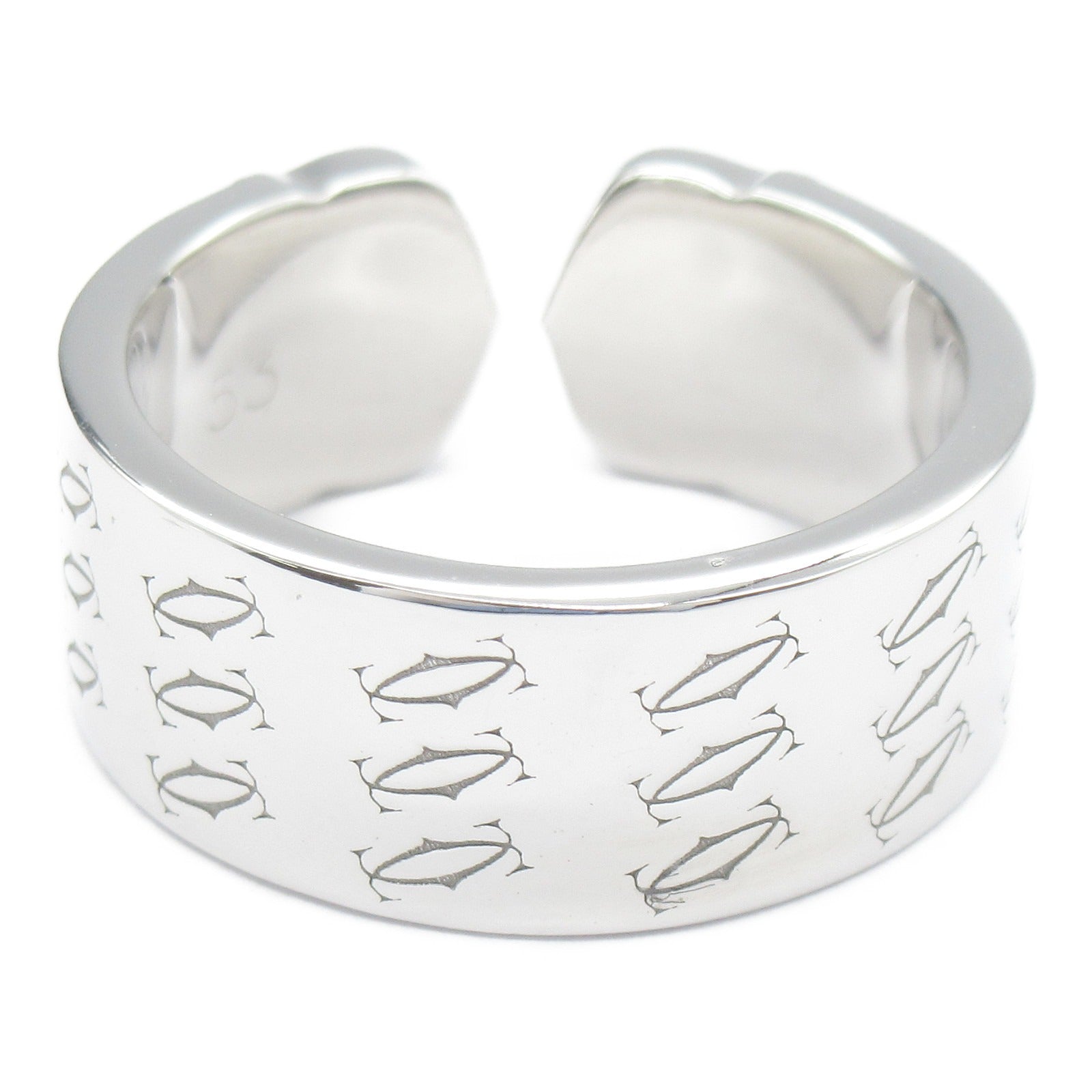 CARTIER 18K白金2C Anniversary Ring戒指Cartier#53/JP#13/US#6.5