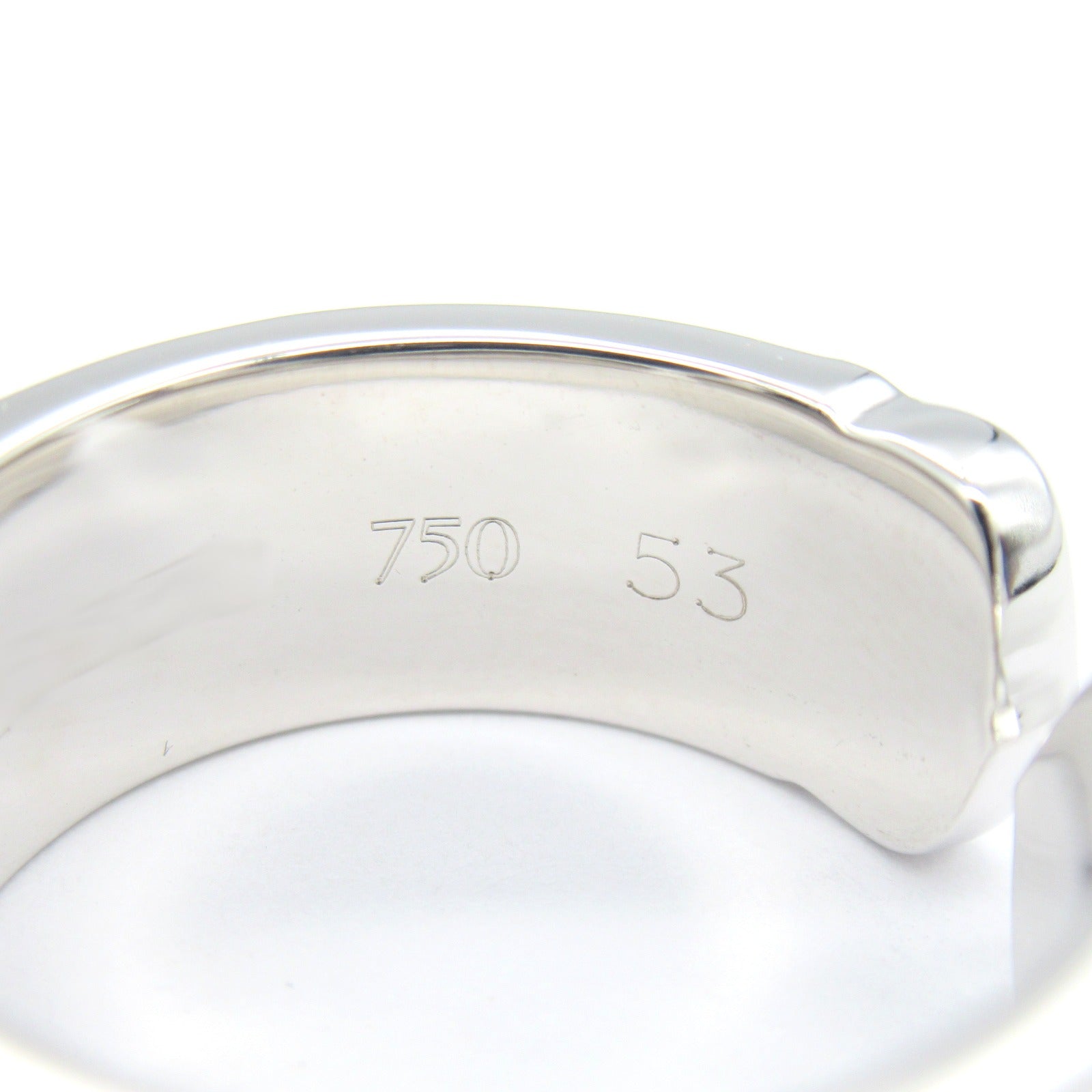 CARTIER 18K白金2C Anniversary Ring戒指Cartier#53/JP#13/US#6.5