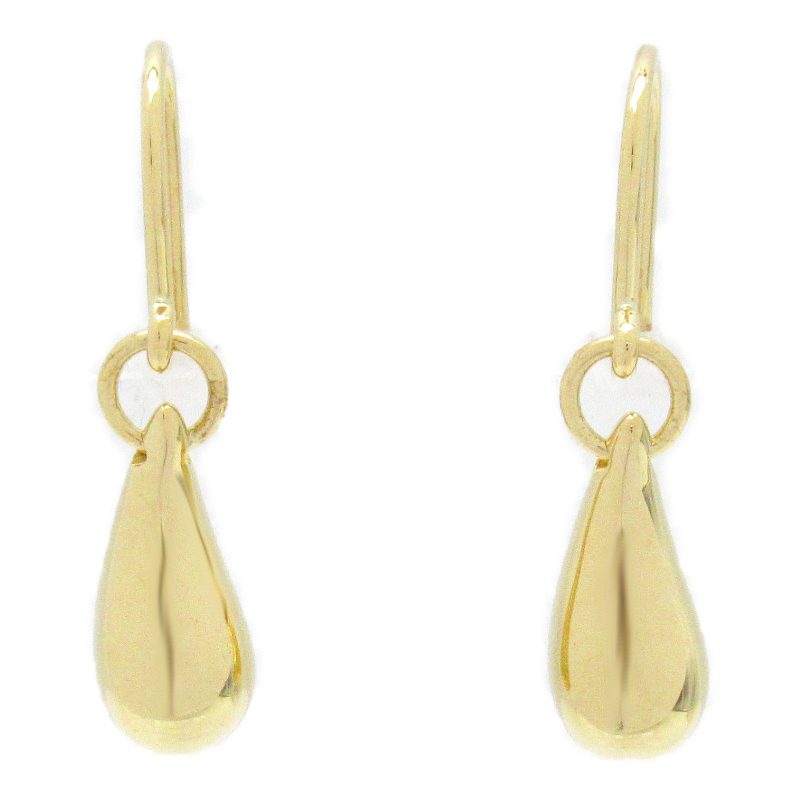TIFFANY＆CO 18K黃金Tear Drop Piercing Earrings耳環