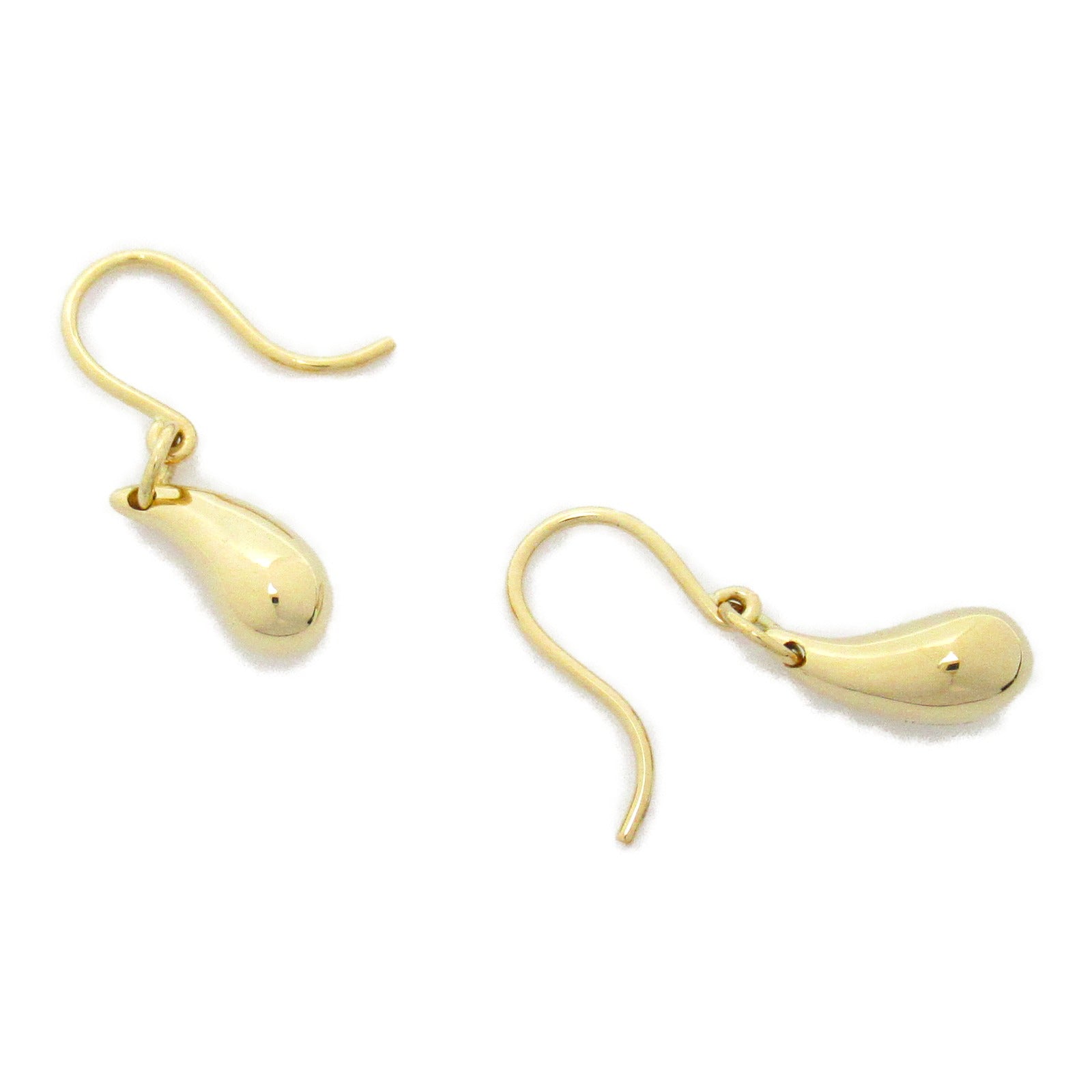 TIFFANY＆CO 18K黃金Tear Drop Piercing Earrings耳環