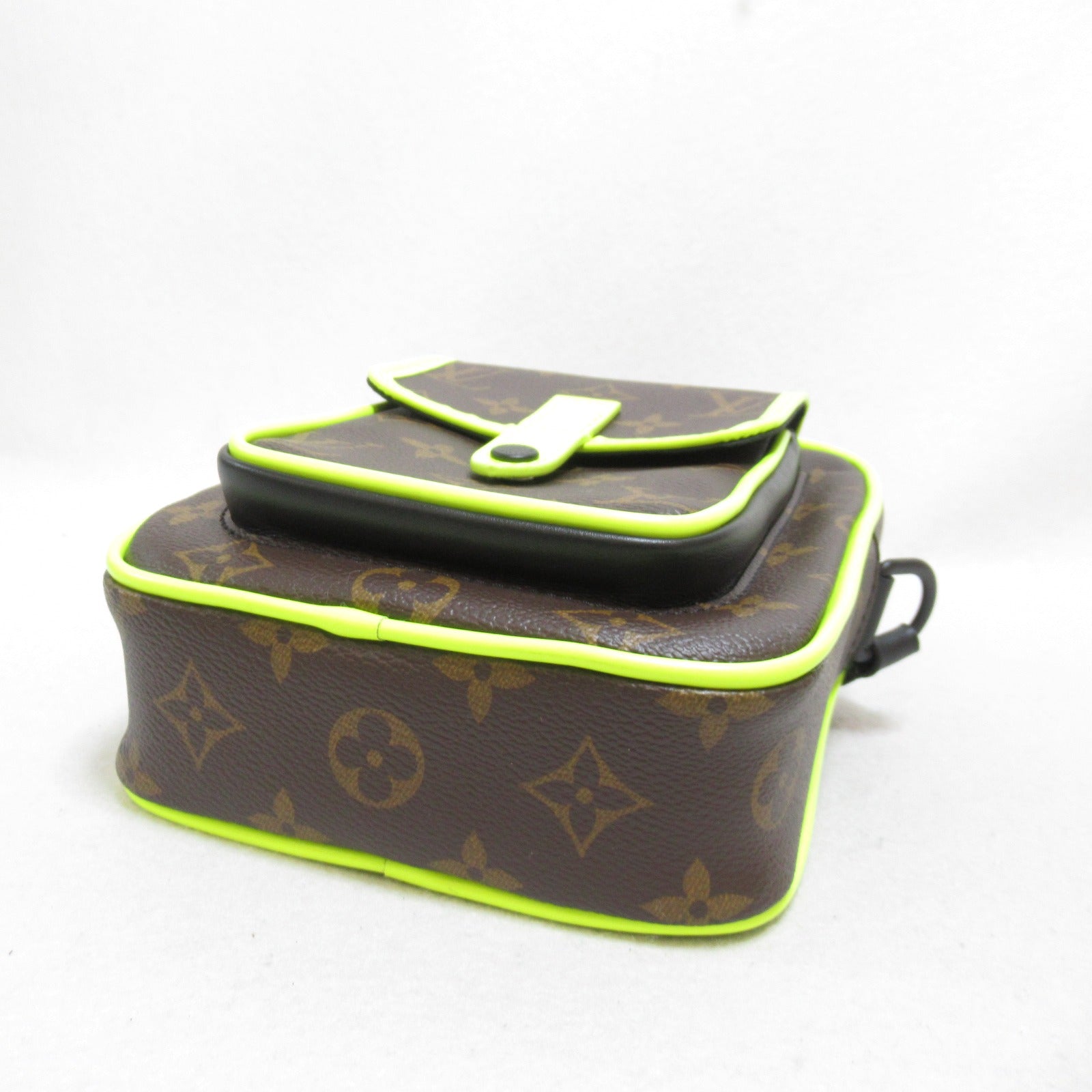 LOUIS VUITTON 【激減優惠】Monogram Christopher Wearable Wallet肩背袋啡色/黃色