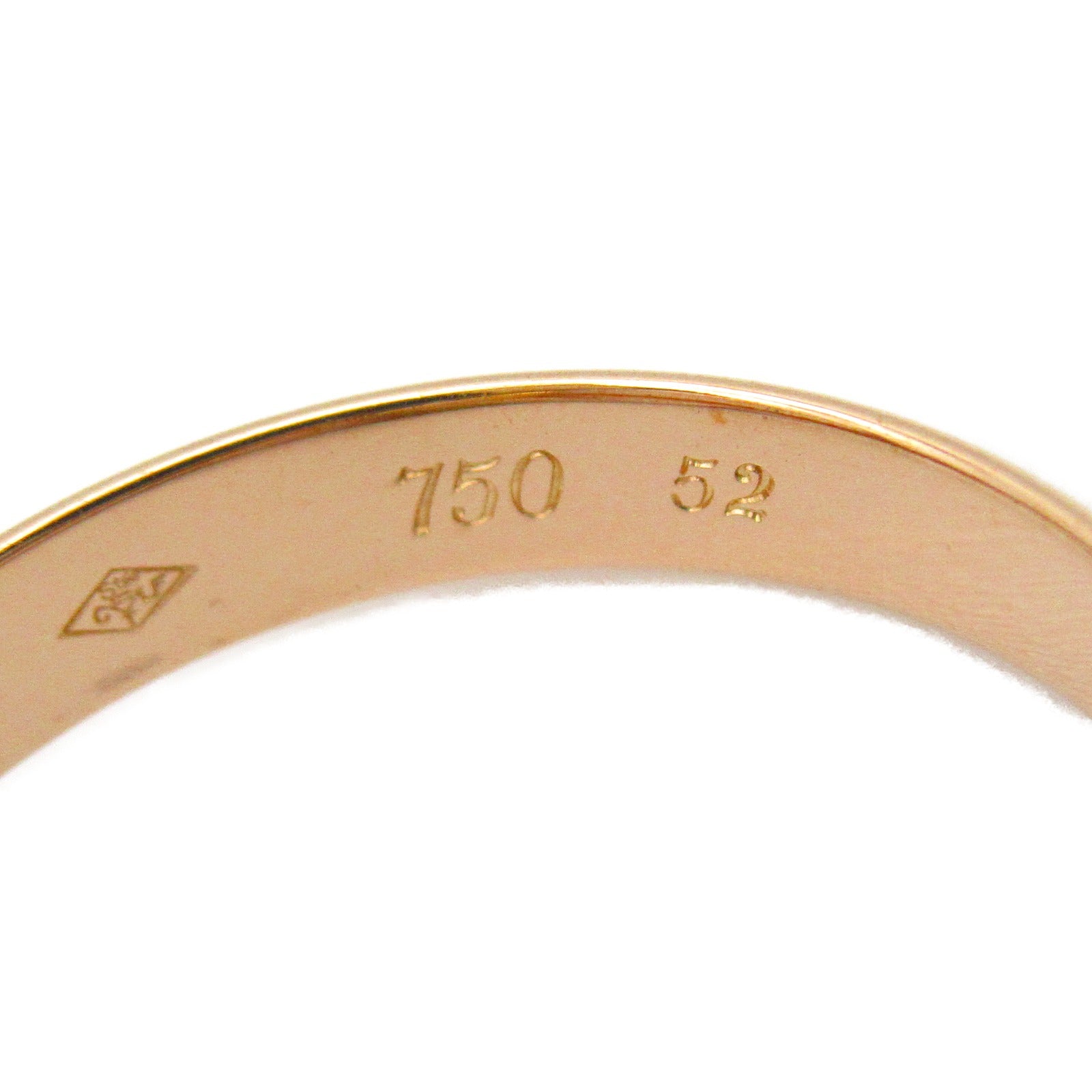 CARTIER 18K黃金白金玫瑰金Trinity Ring戒指Cartier#52/US#6