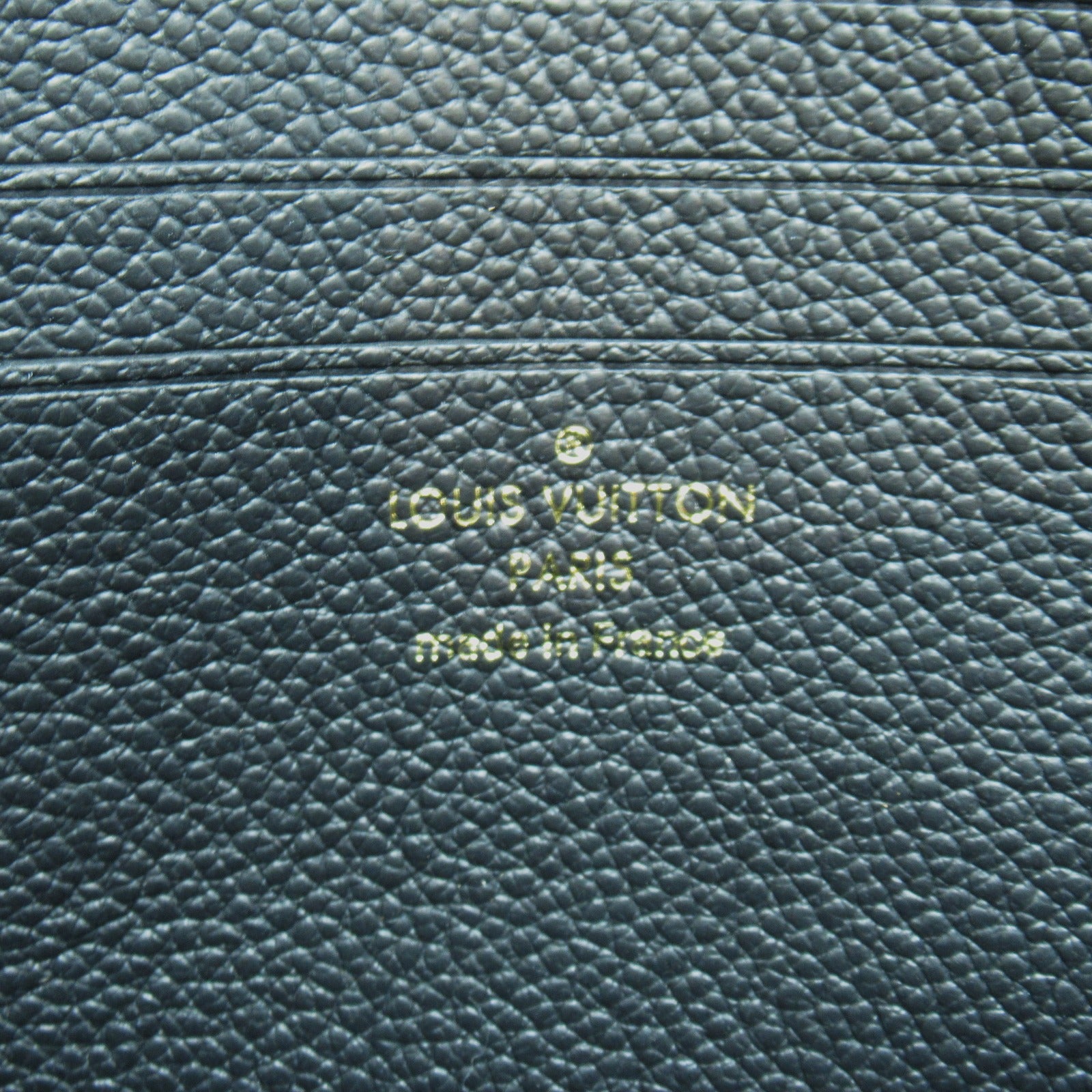 LOUIS VUITTON Monogram Empreinte Wallet On Chain Ivy金扣手挽肩背兩用袋黑色