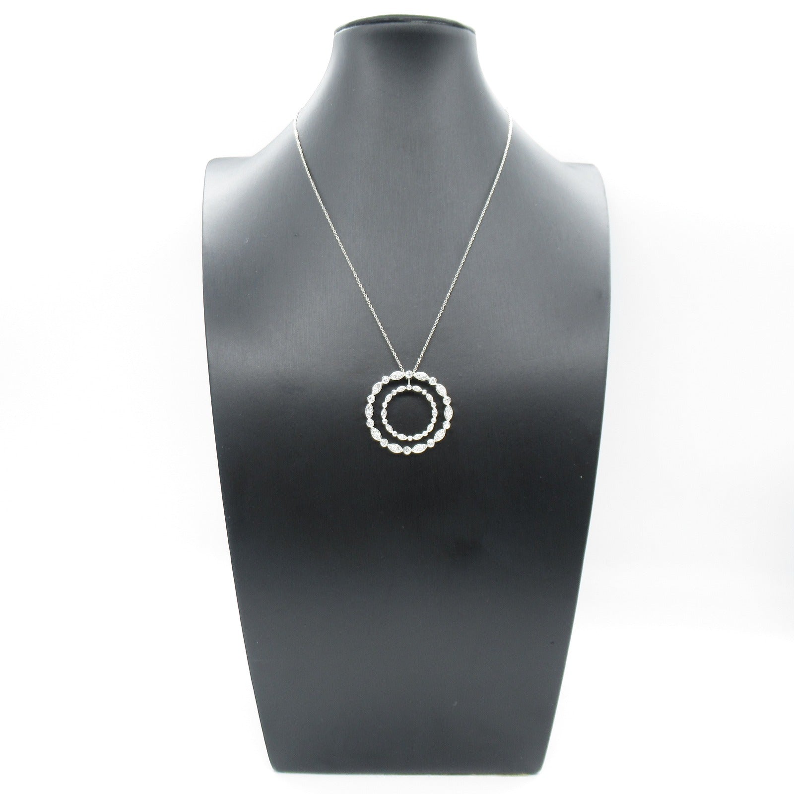 TIFFANY＆CO PT950鉑金Swing Circle Diamond項鍊