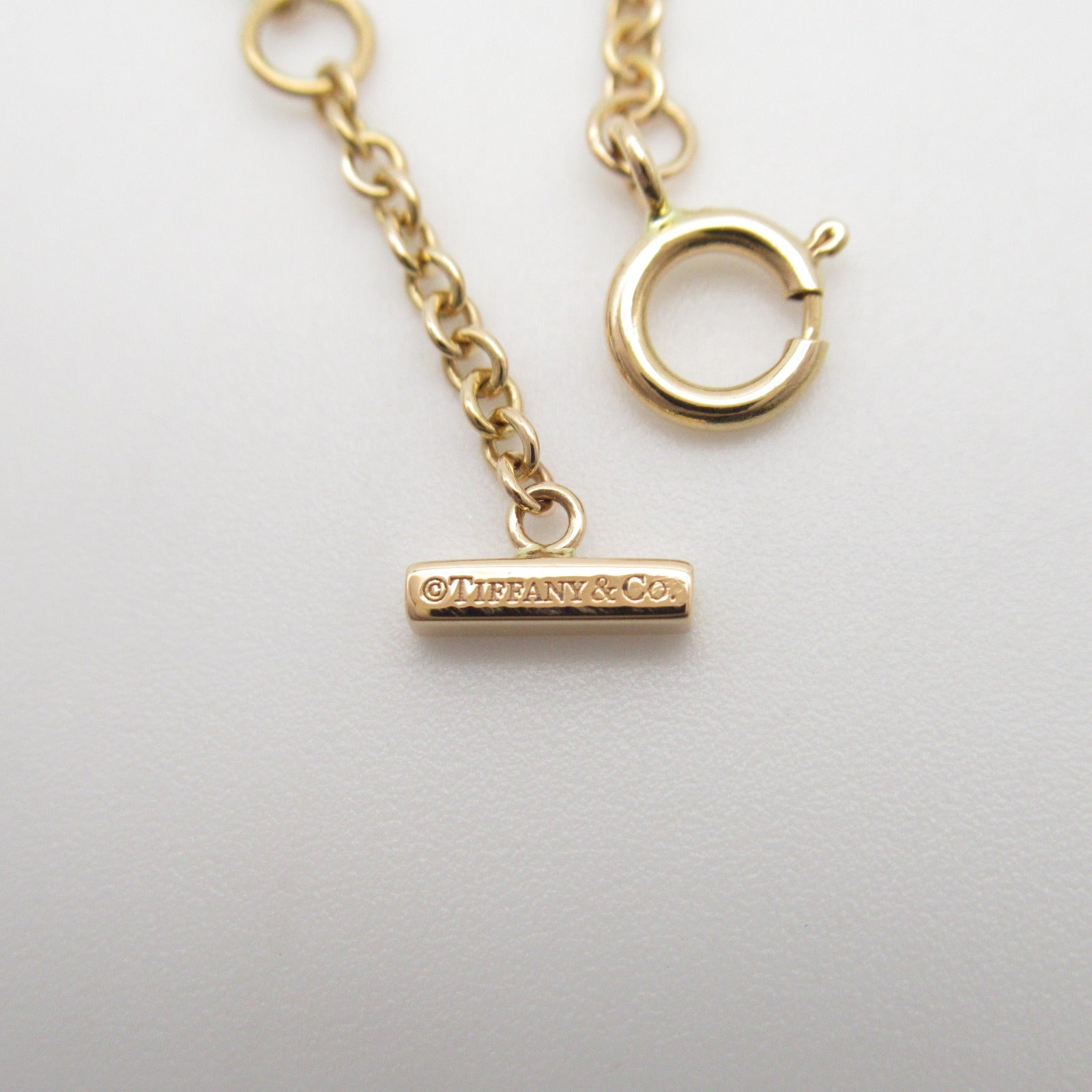 TIFFANY＆CO 18K玫瑰金T Smile Diamond Bracelet手鏈