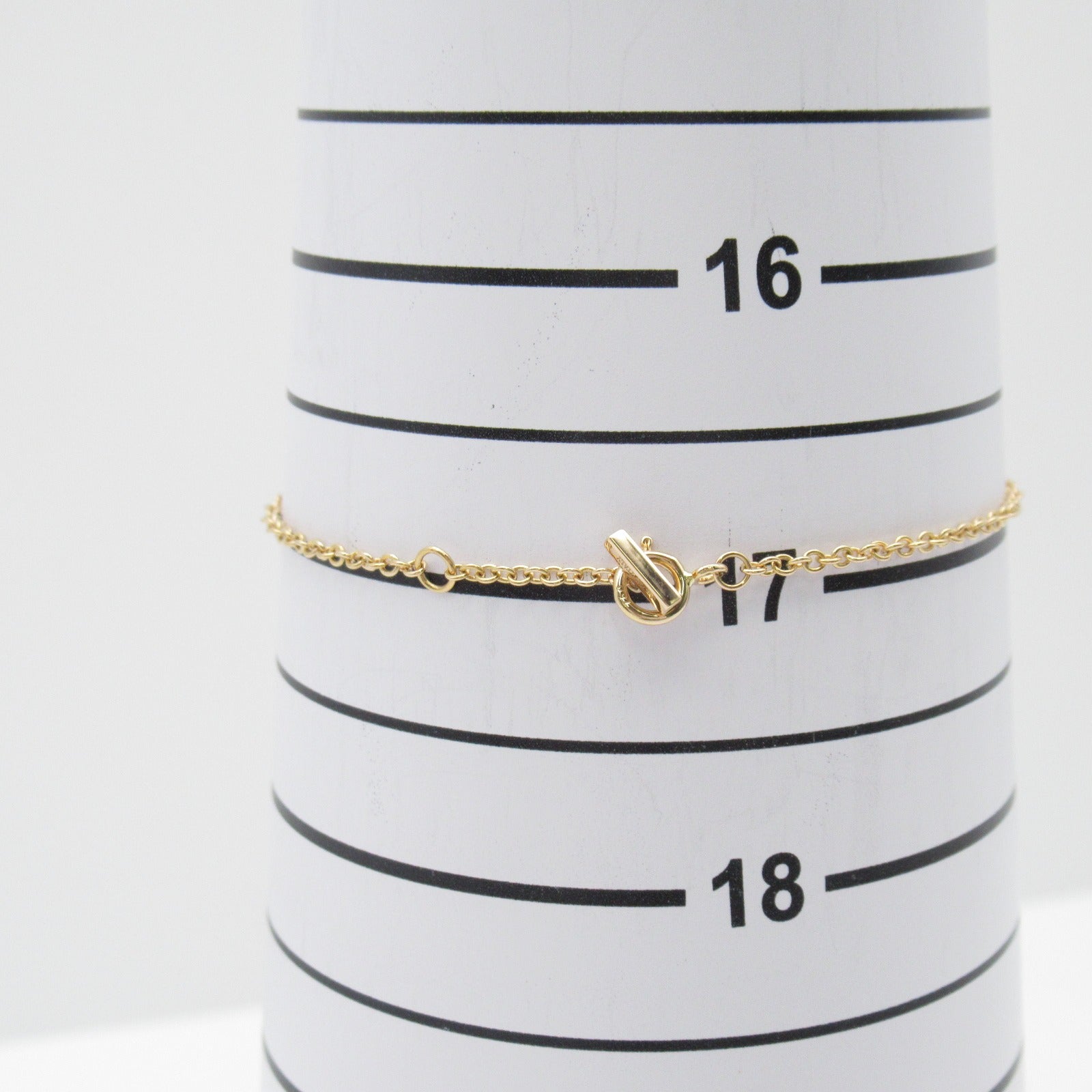 TIFFANY＆CO 18K玫瑰金T Smile Diamond Bracelet手鏈