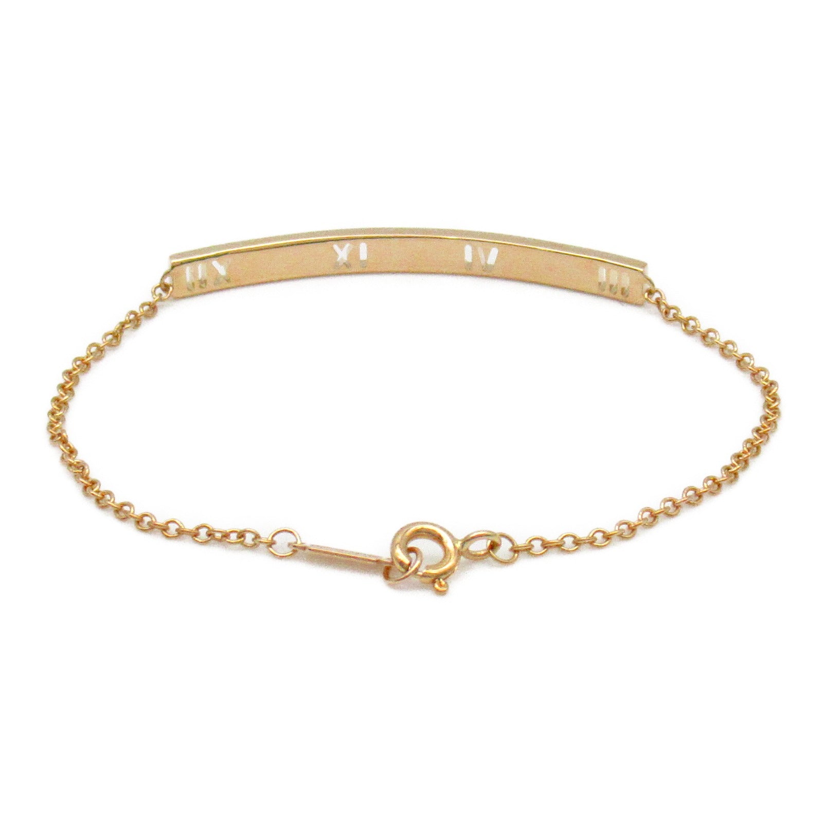 TIFFANY＆CO 18K玫瑰金Atlas Spear Diamond Bracelet手鏈