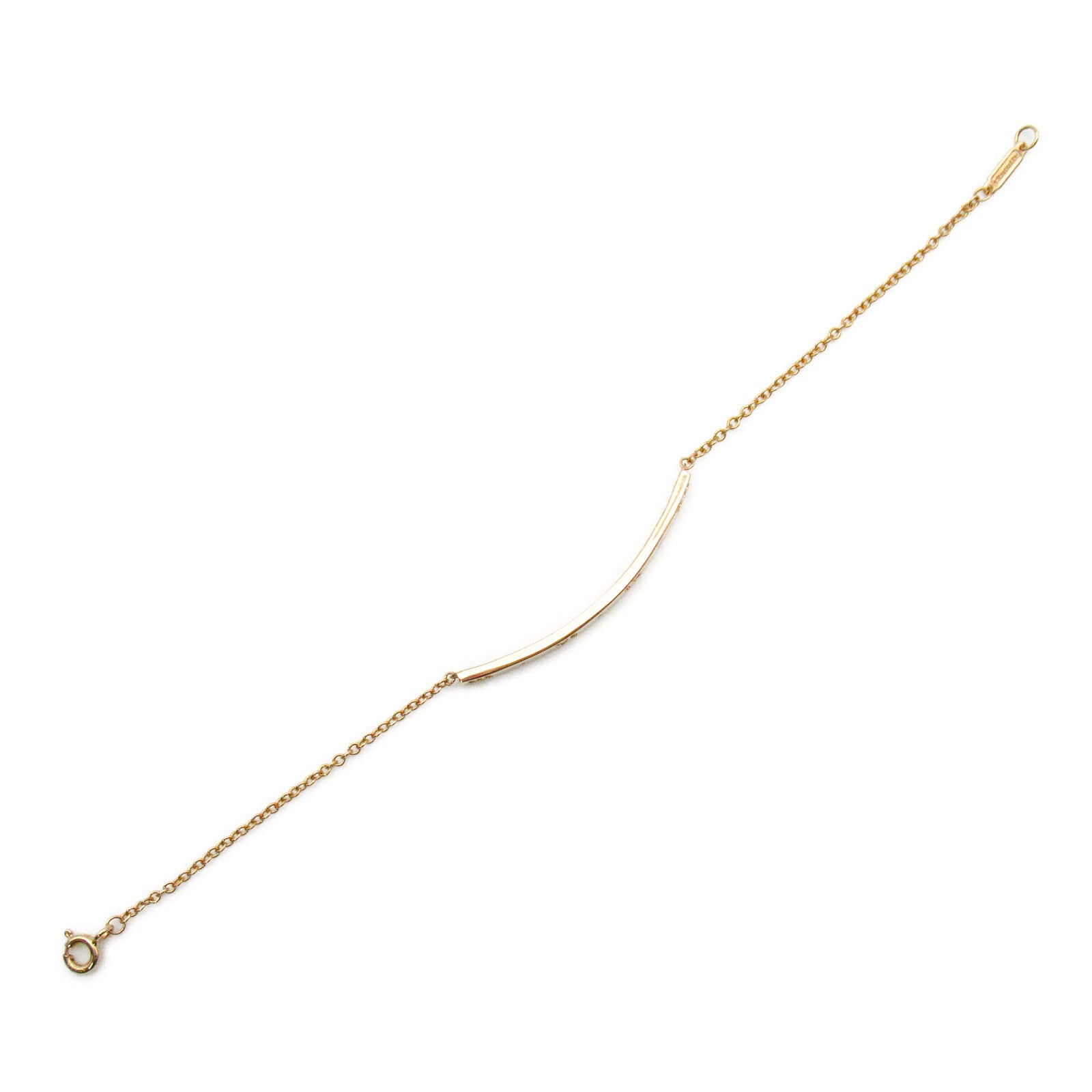 TIFFANY＆CO 18K玫瑰金Atlas Spear Diamond Bracelet手鏈