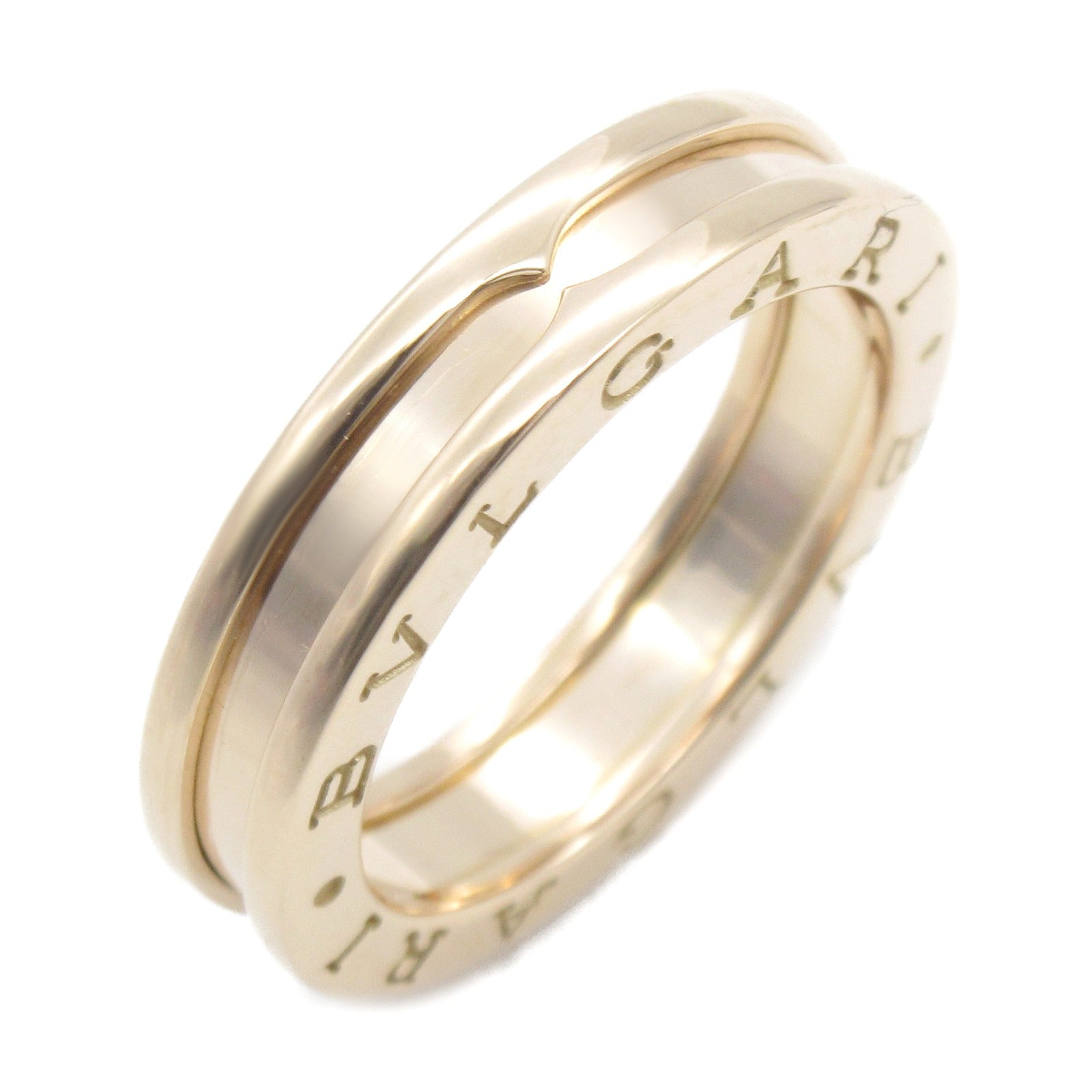 BVLGARI 18K玫瑰金B-zero1 1 Band Ring戒指Bvlgari#53/JP#13/US#6.5