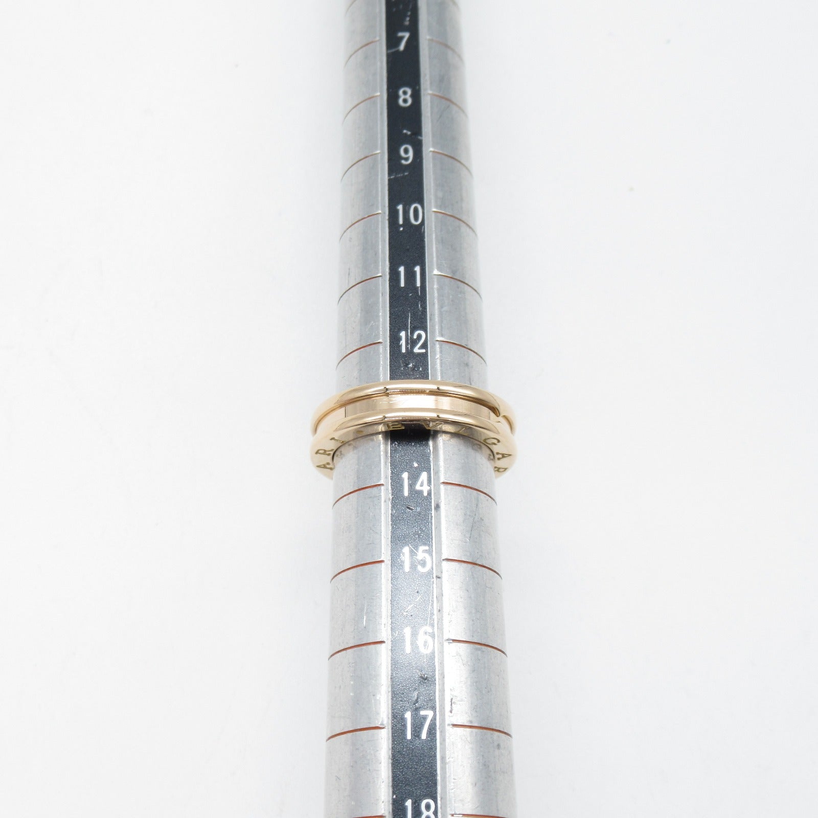 BVLGARI 18K玫瑰金B-zero1 1 Band Ring戒指Bvlgari#53/JP#13/US#6.5