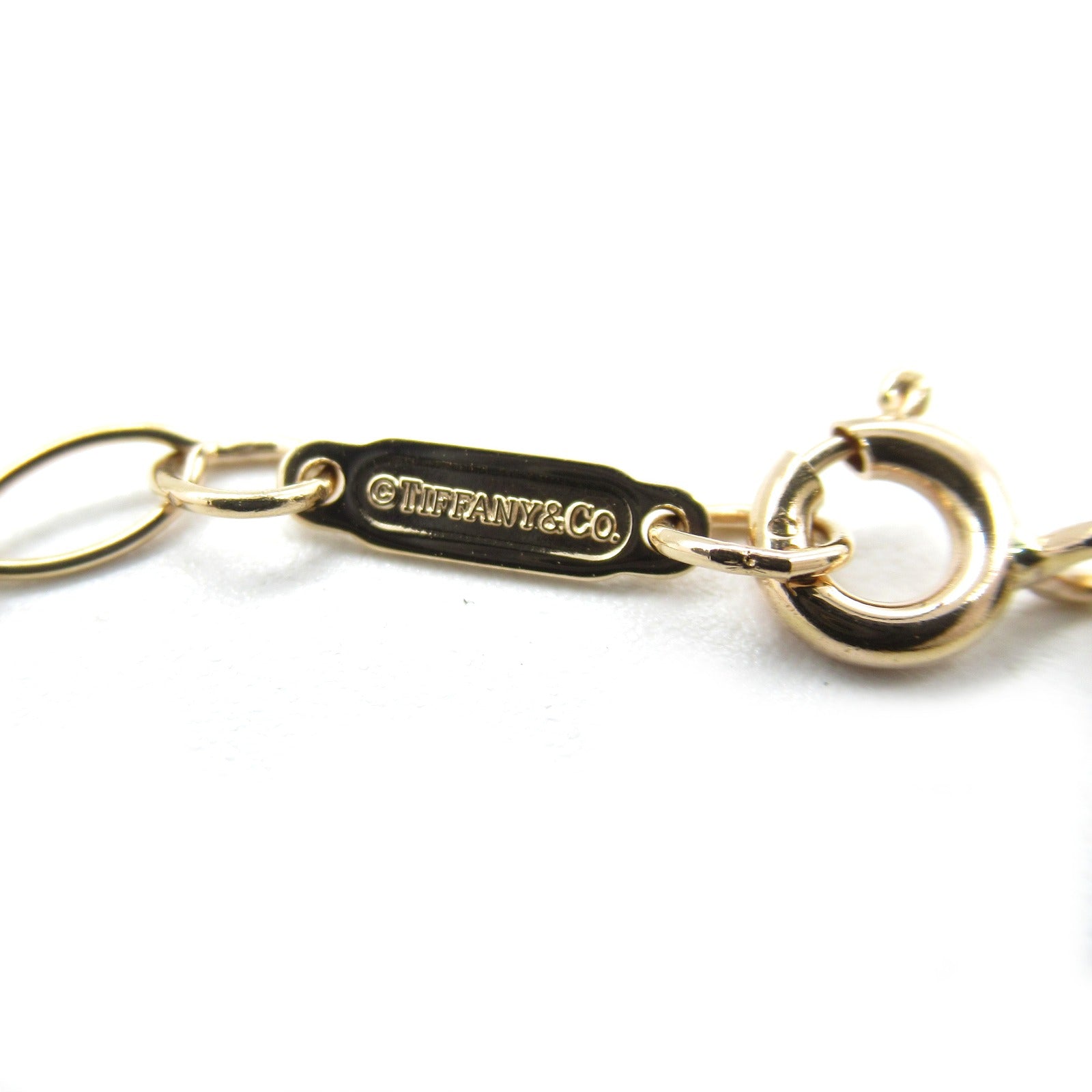TIFFANY＆CO 18K玫瑰金Figley Heart Diamond Multicolor Necklace鑽石項鍊