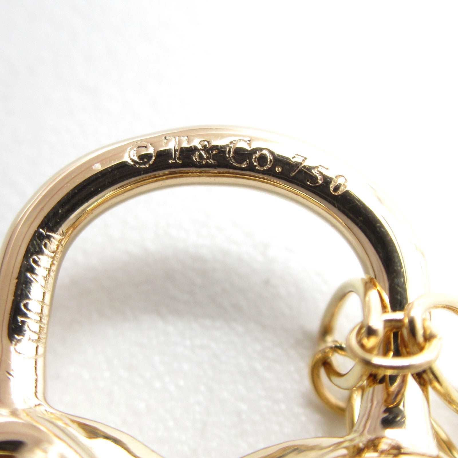TIFFANY＆CO 18K玫瑰金Figley Heart Diamond Multicolor Necklace鑽石項鍊