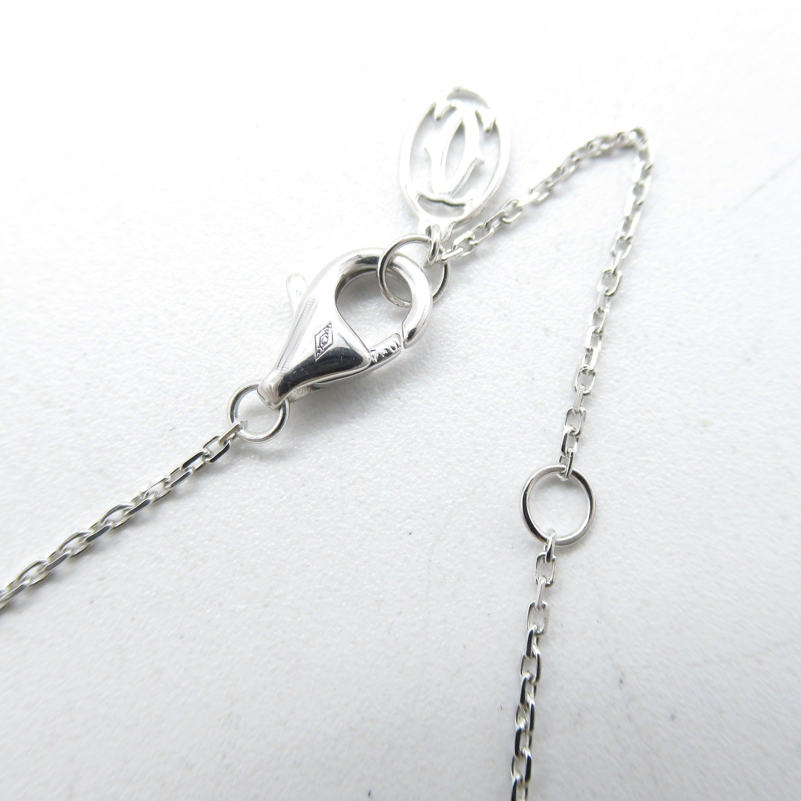 CARTIER 18K白金C De Diamond Necklace鑽石項鍊