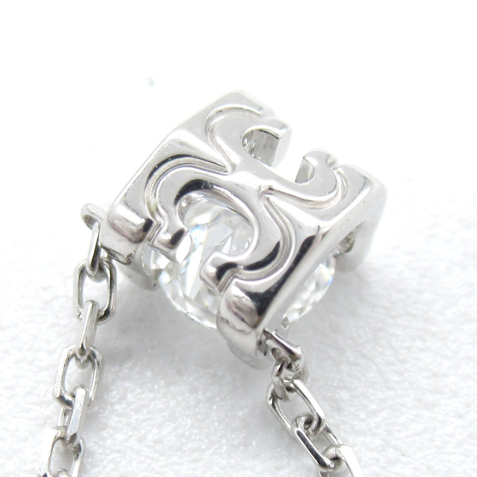 CARTIER 18K白金C De Diamond Necklace鑽石項鍊