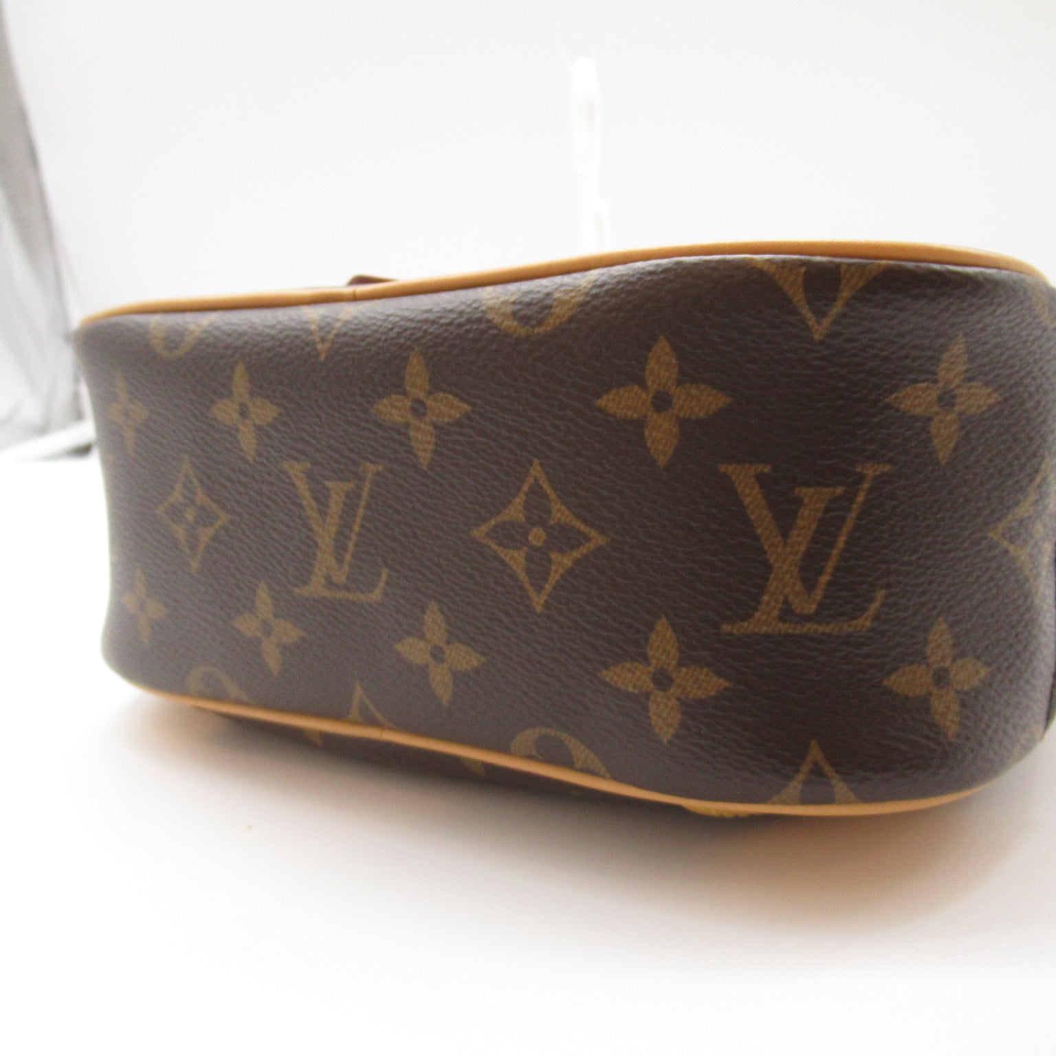 LOUIS VUITTON Monogram Deauville Mini金扣肩背袋啡色