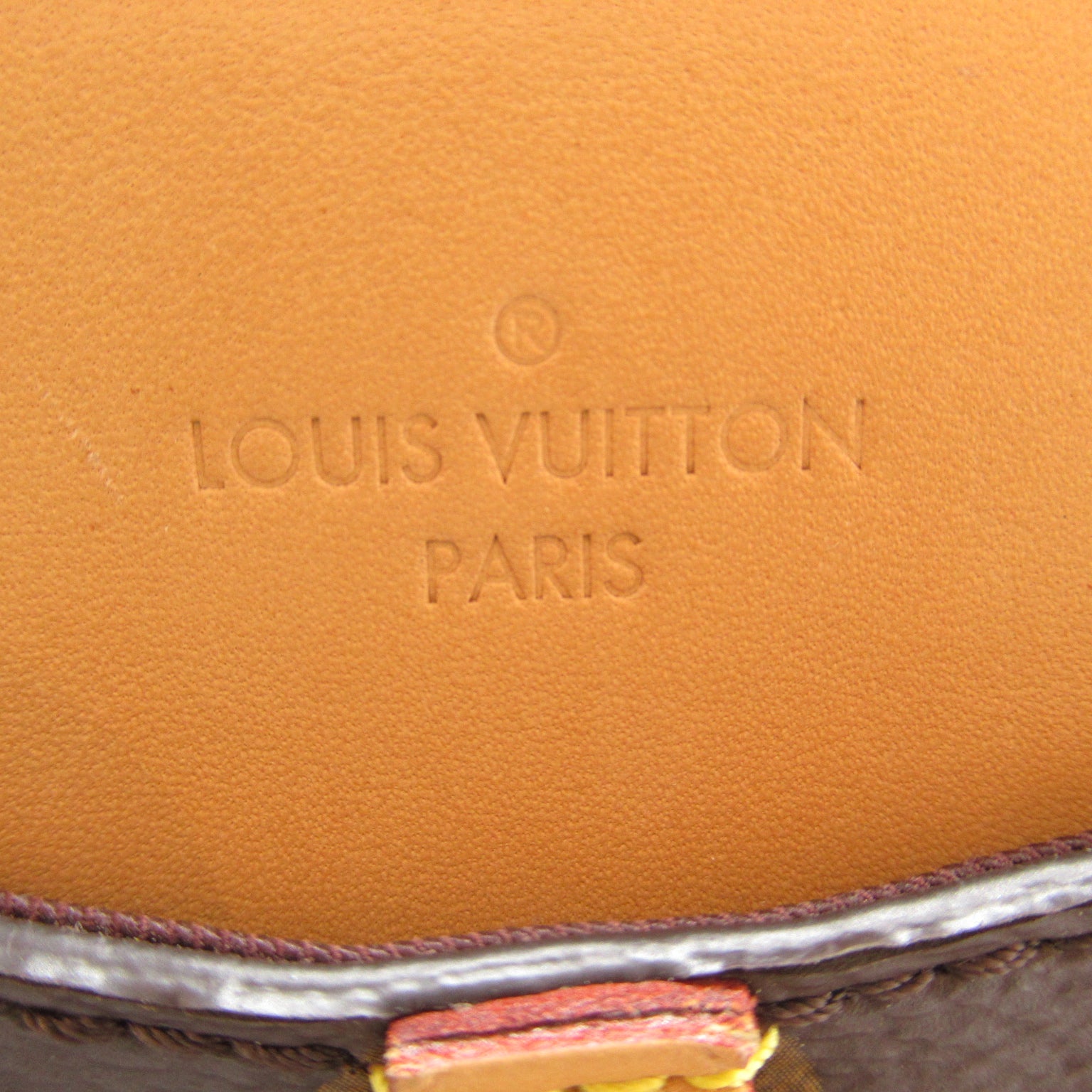 LOUIS VUITTON Monogram Deauville Mini金扣肩背袋啡色