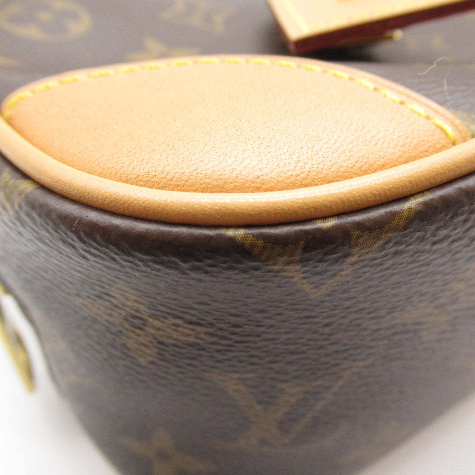 LOUIS VUITTON Monogram Deauville Mini金扣肩背袋啡色