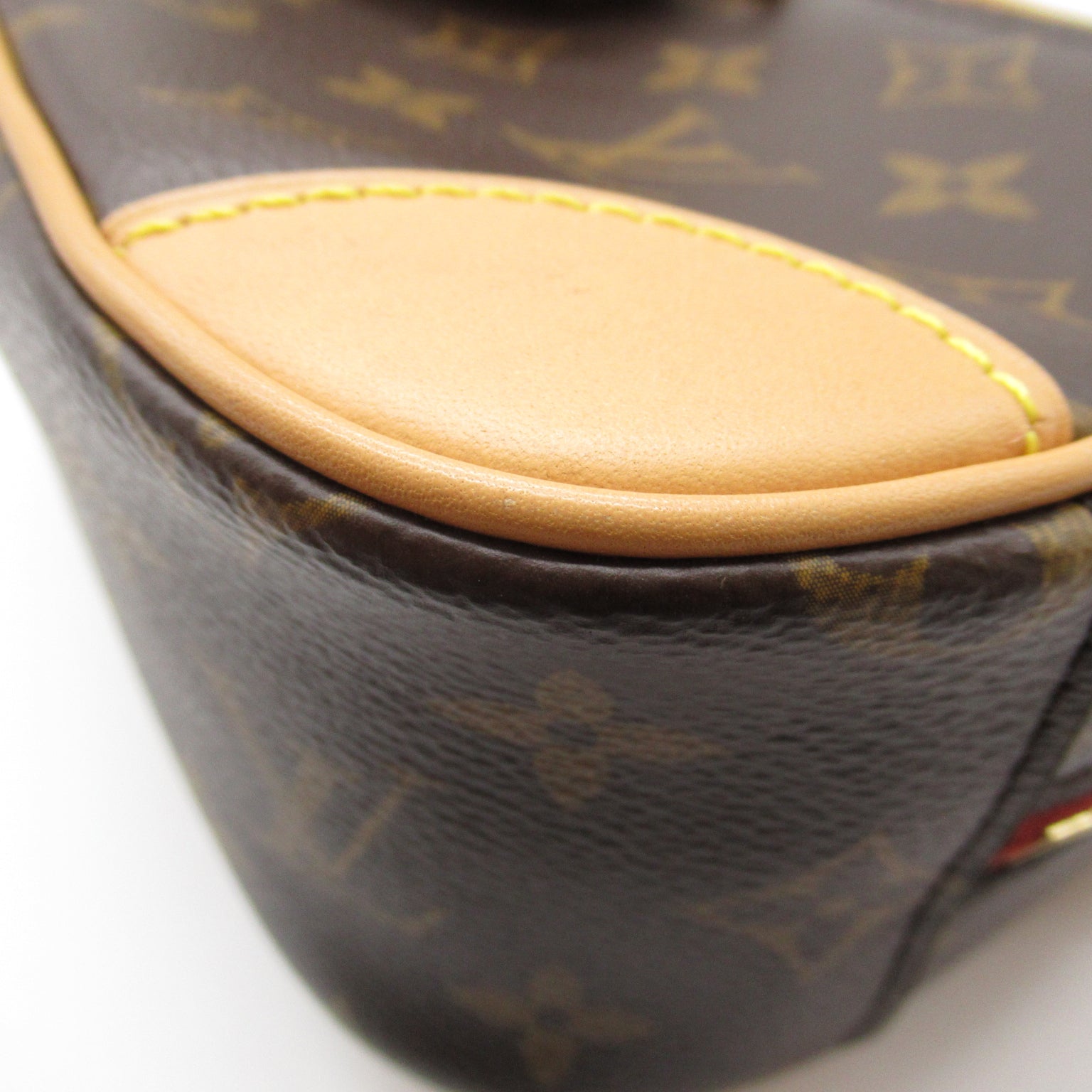 LOUIS VUITTON Monogram Deauville Mini金扣肩背袋啡色