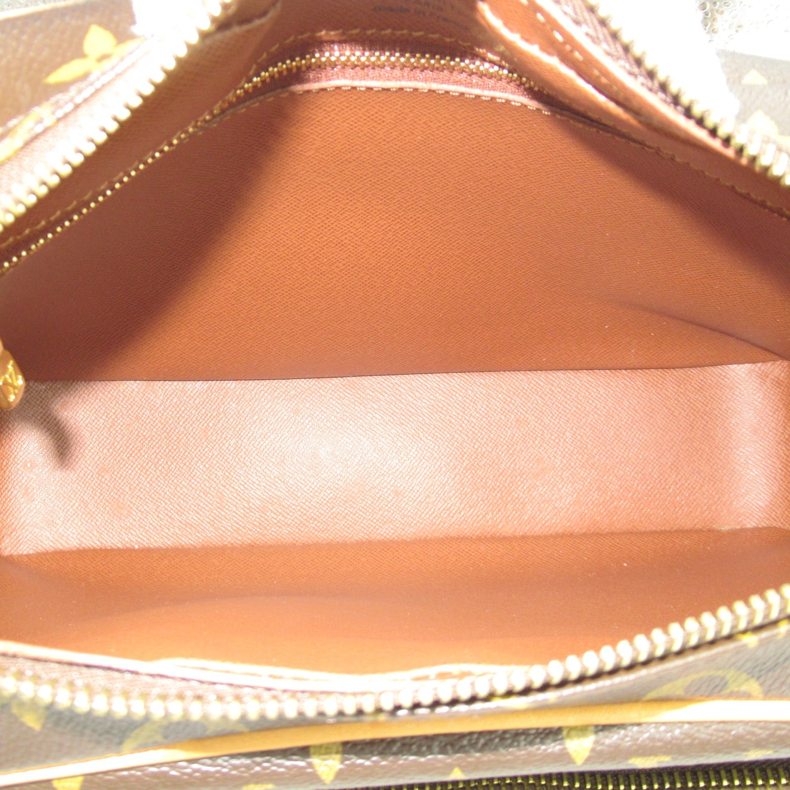 LOUIS VUITTON Monogram Nile金扣肩背袋啡色