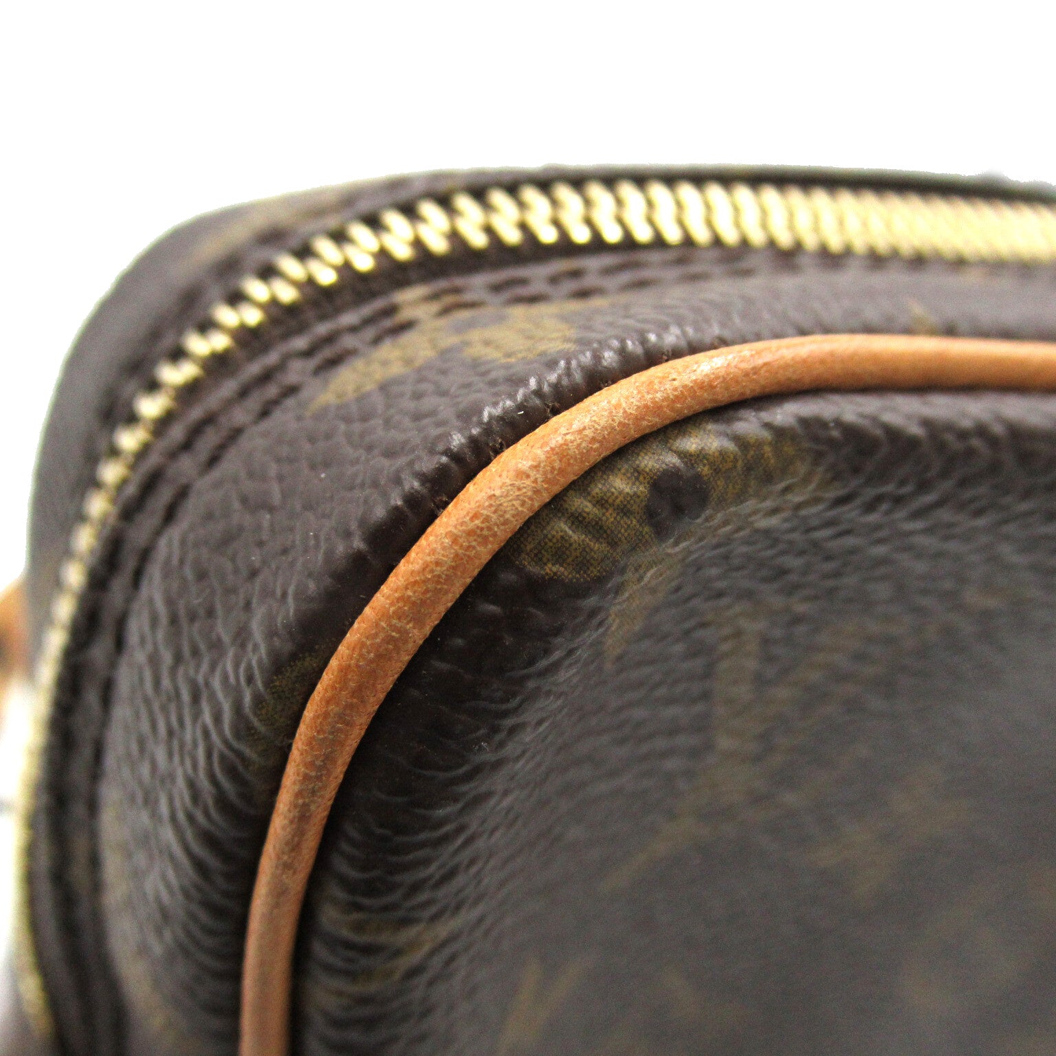 LOUIS VUITTON Monogram Danube金扣肩背袋啡色