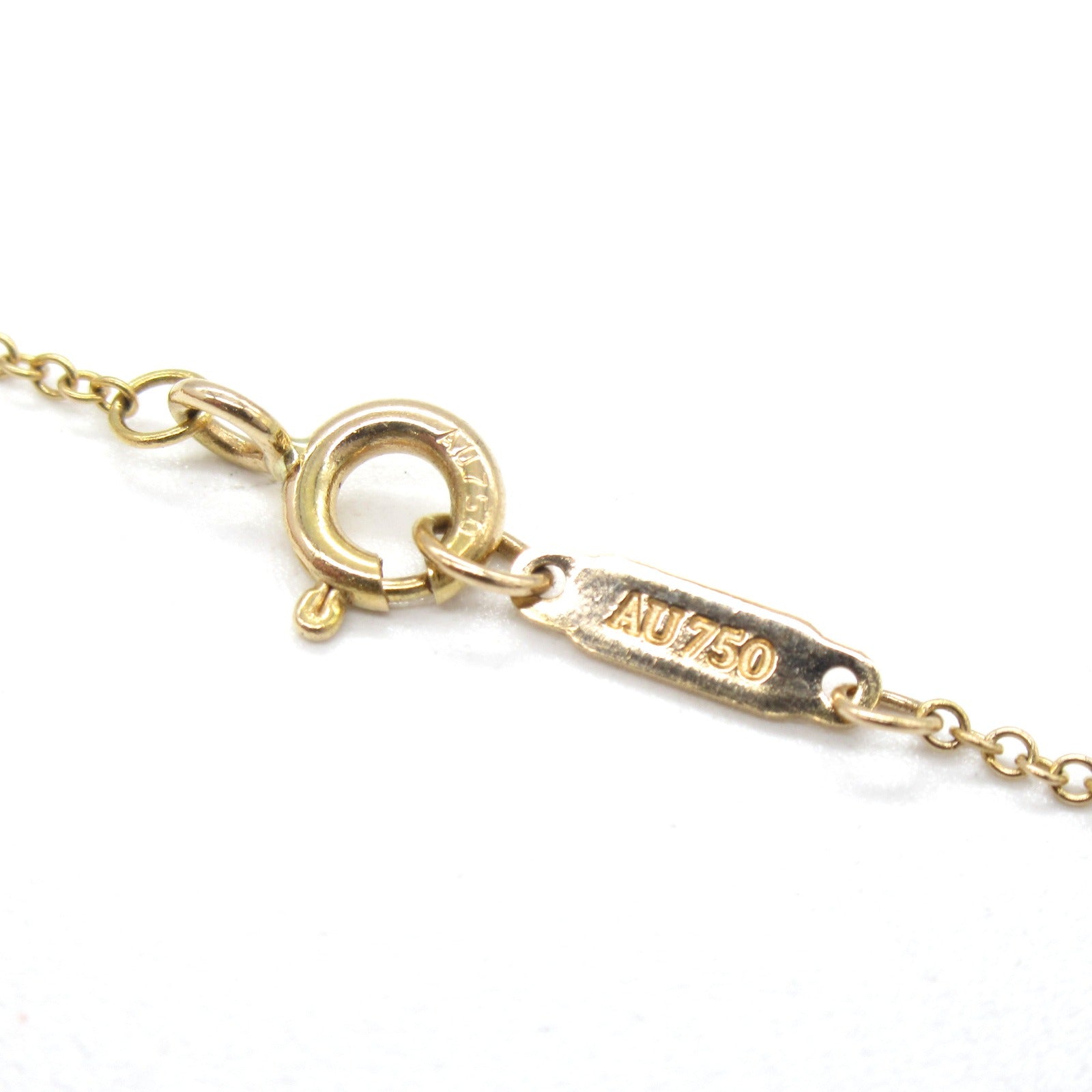 TIFFANY¡®CO Modern Key Diamond Necklace 18K Pink Gold