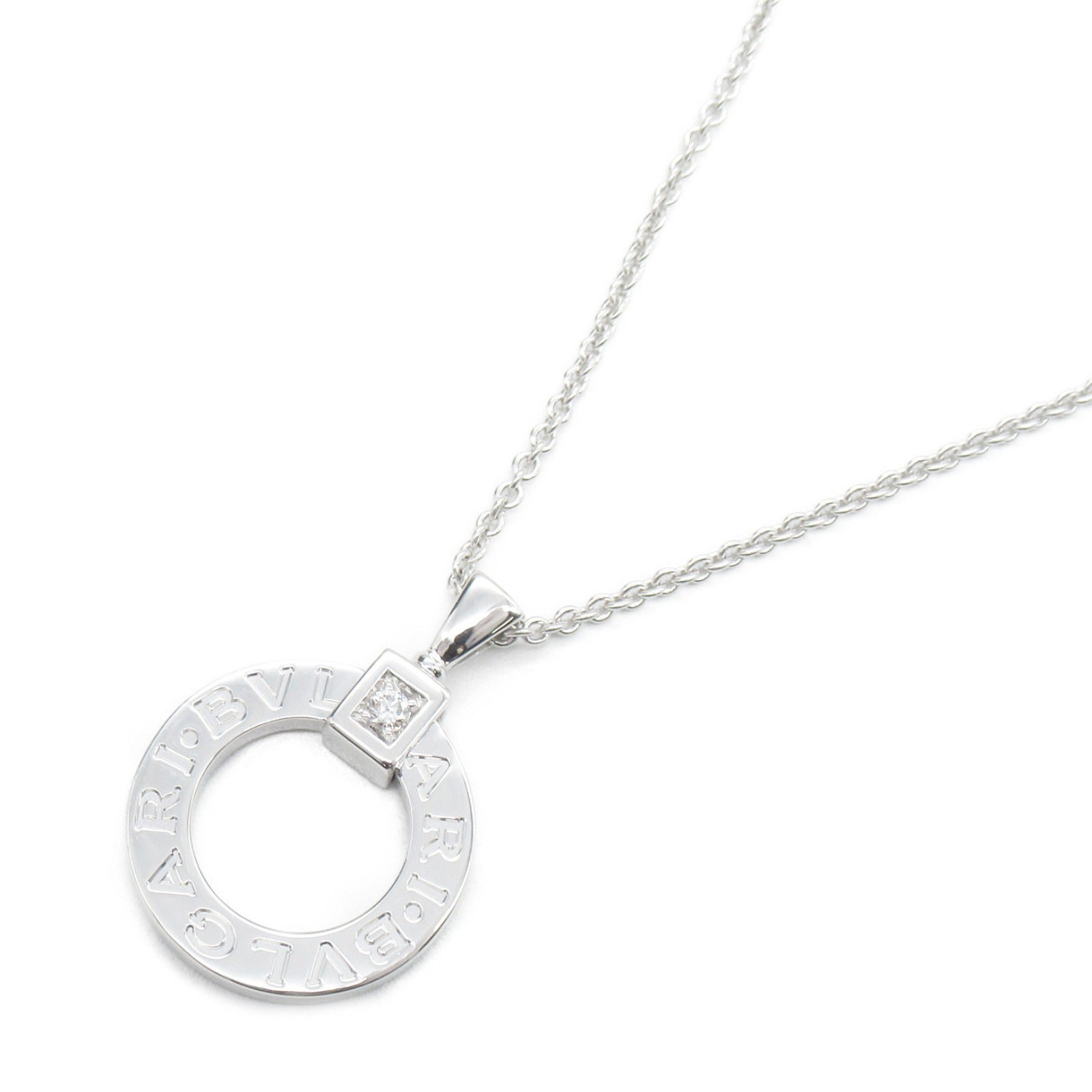 BVLGARI 【激減優惠】18K白金Bvlgari Bvlgari Diamond Necklace鑽石項鍊