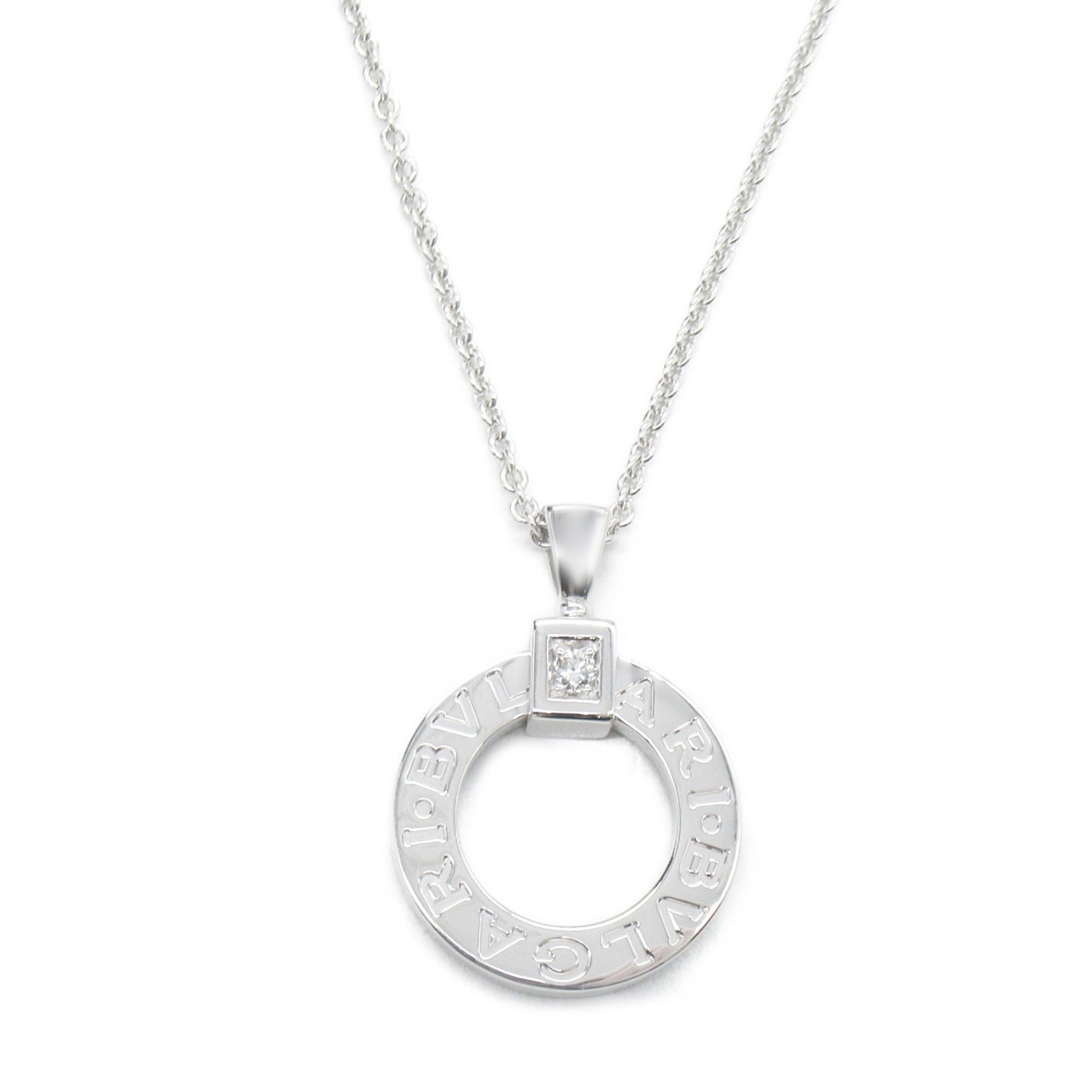 BVLGARI 【激減優惠】18K白金Bvlgari Bvlgari Diamond Necklace鑽石項鍊