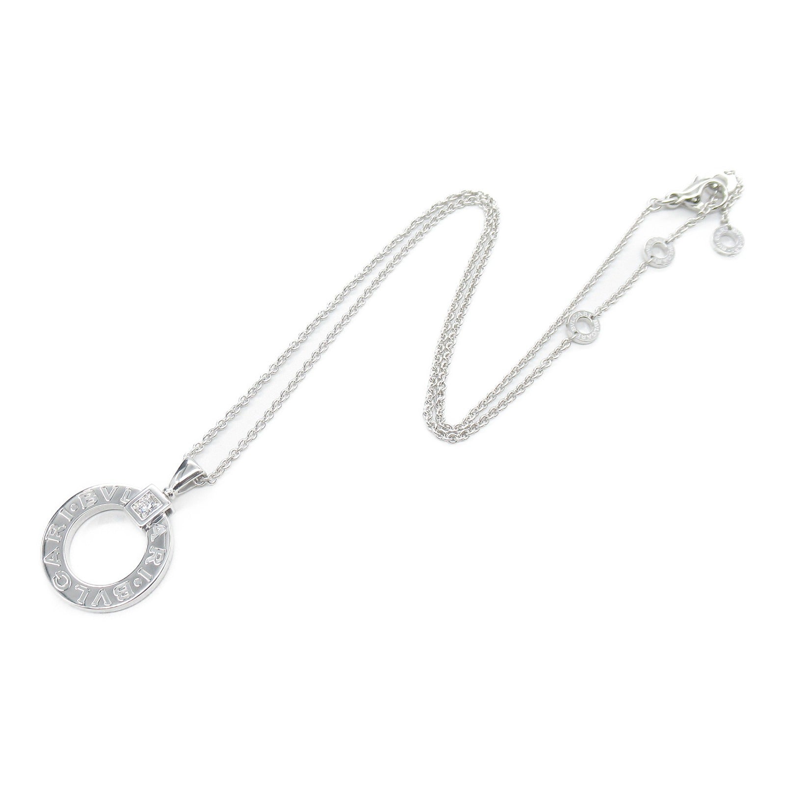 BVLGARI 【激減優惠】18K白金Bvlgari Bvlgari Diamond Necklace鑽石項鍊