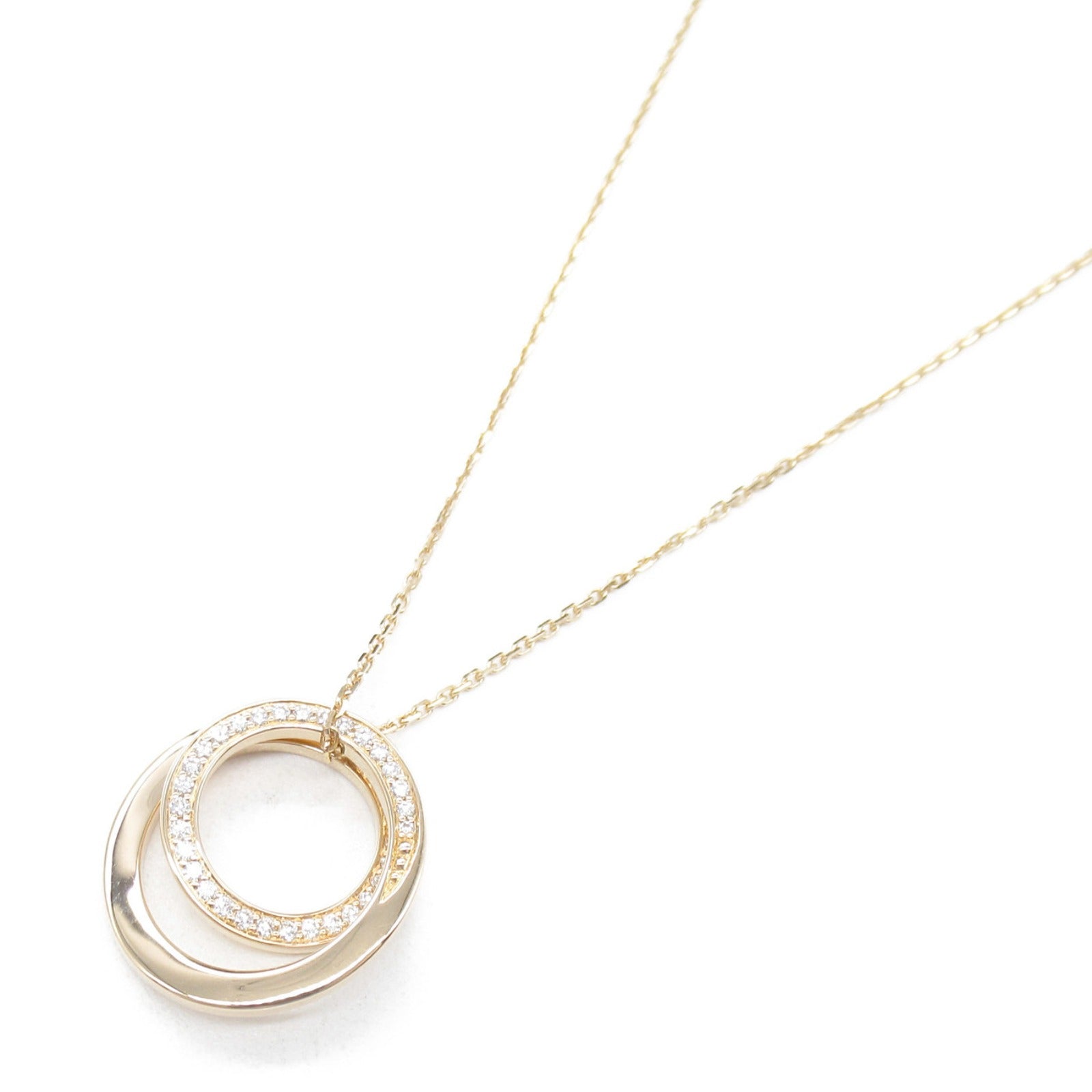 CARTIER 18K玫瑰金Etincelle de Diamond Necklace鑽石項鍊