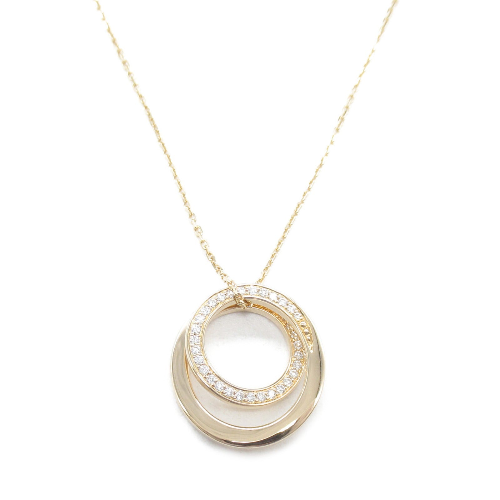 CARTIER 18K玫瑰金Etincelle de Diamond Necklace鑽石項鍊