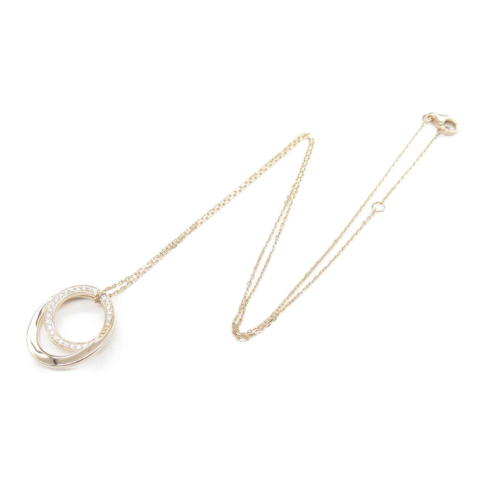 CARTIER 18K玫瑰金Etincelle de Diamond Necklace鑽石項鍊