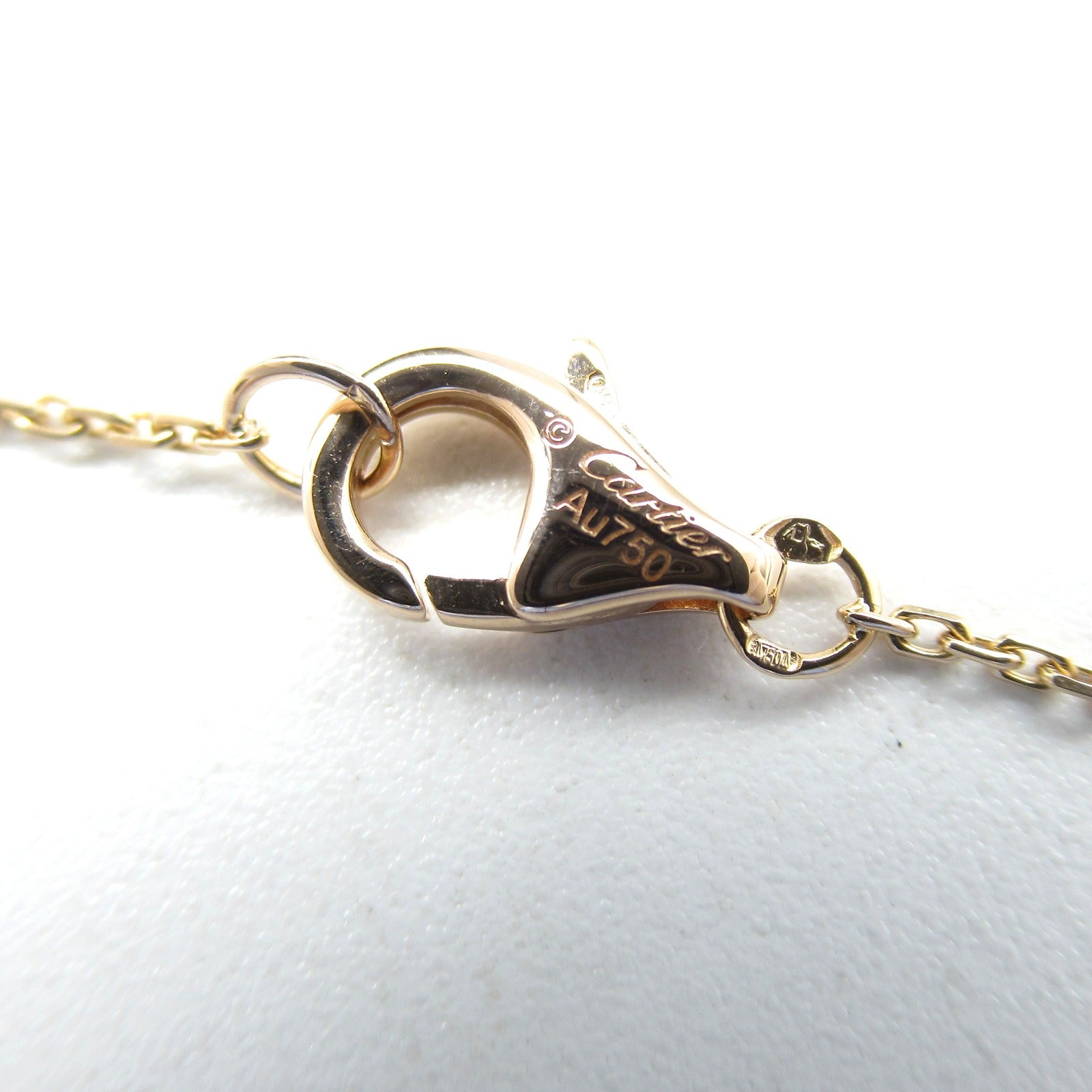 CARTIER 18K玫瑰金Etincelle de Diamond Necklace鑽石項鍊