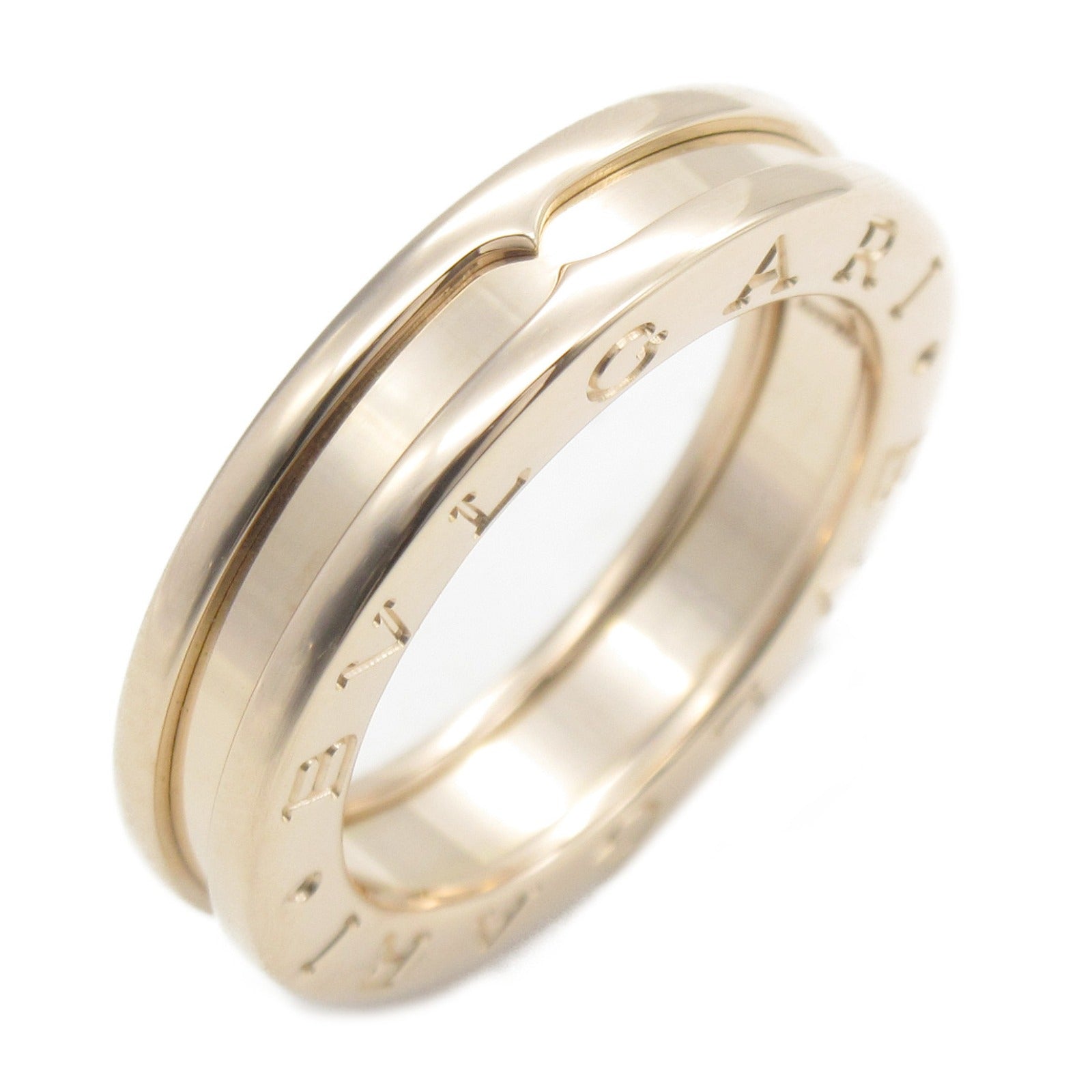 BVLGARI 18K玫瑰金B-zero1 1 Band戒指Bvlgari#51/US#5.5