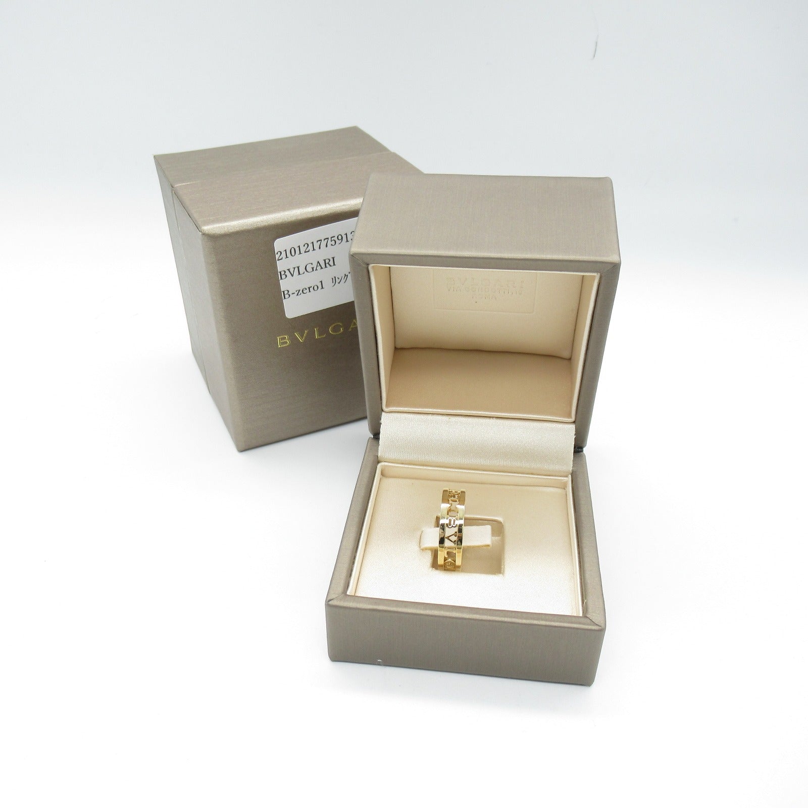 BVLGARI (PRICE DOWN) B-zero1 Spiral Ring 18K Yellow Gold Bvlgari#50 US#5
