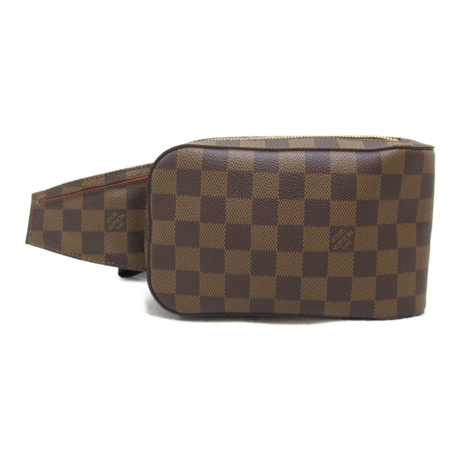 LOUIS VUITTON Damier Geronimos金扣腰包啡色