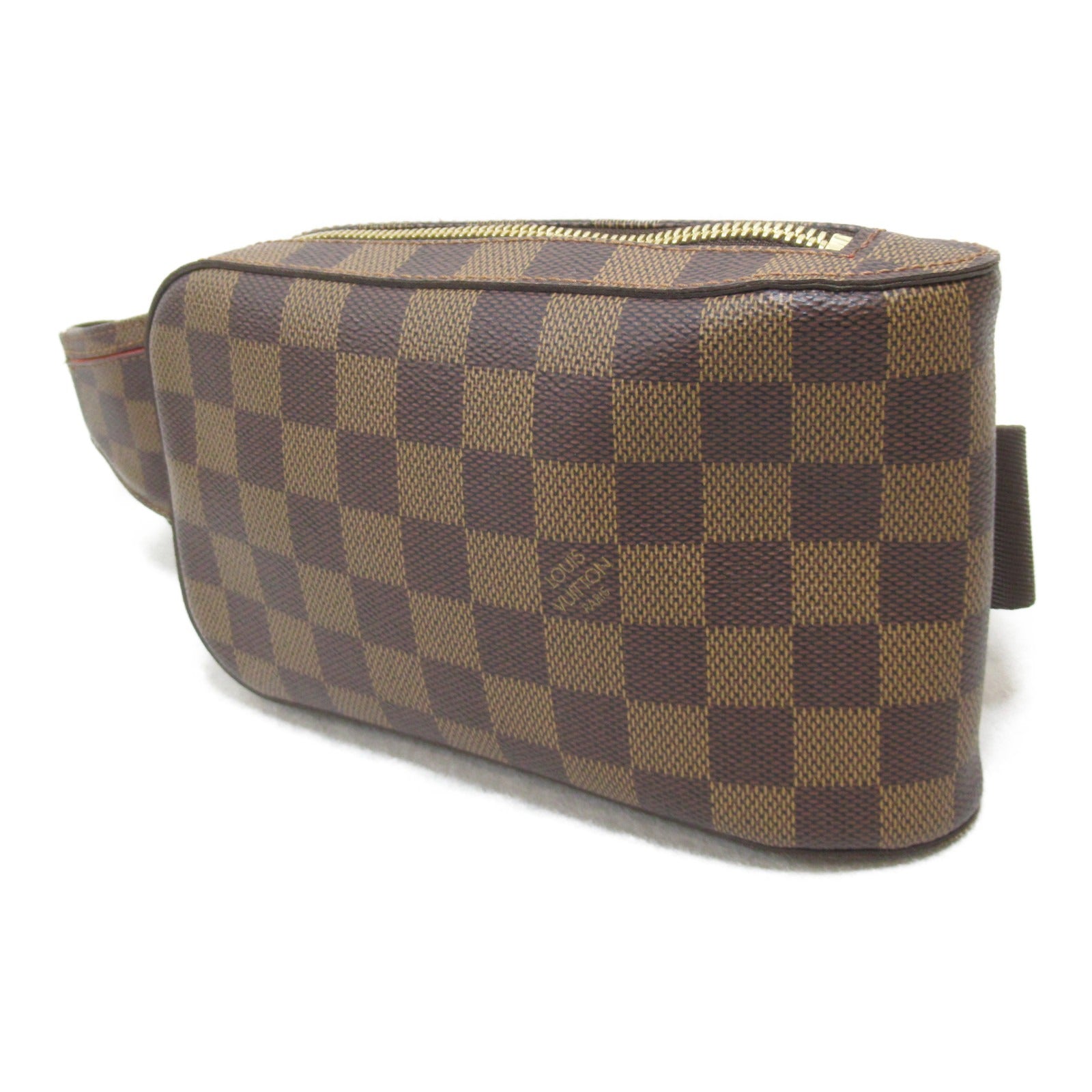 LOUIS VUITTON Damier Geronimos金扣腰包啡色