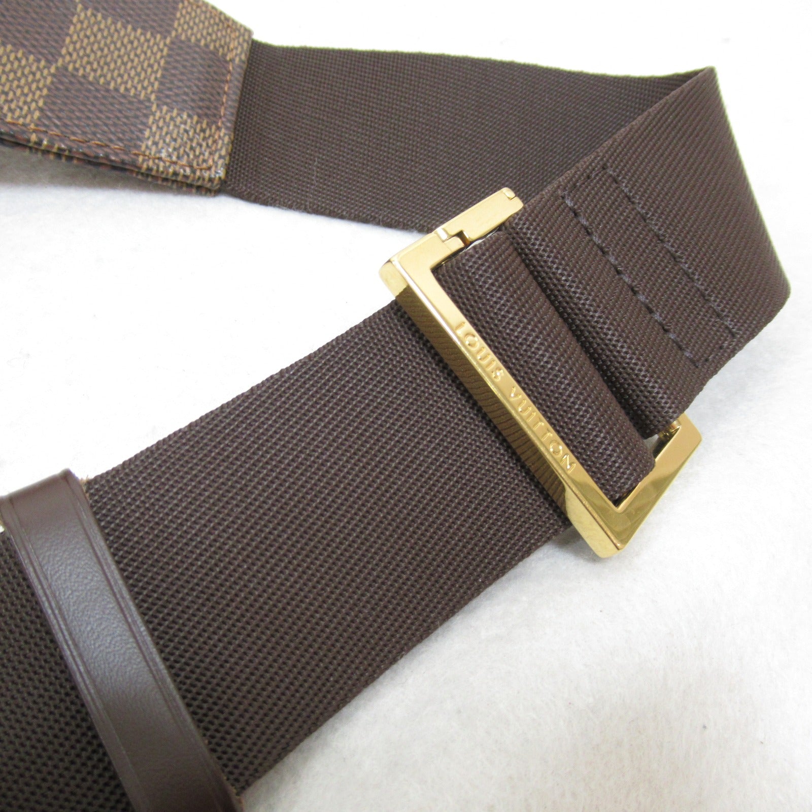 LOUIS VUITTON Damier Geronimos金扣腰包啡色