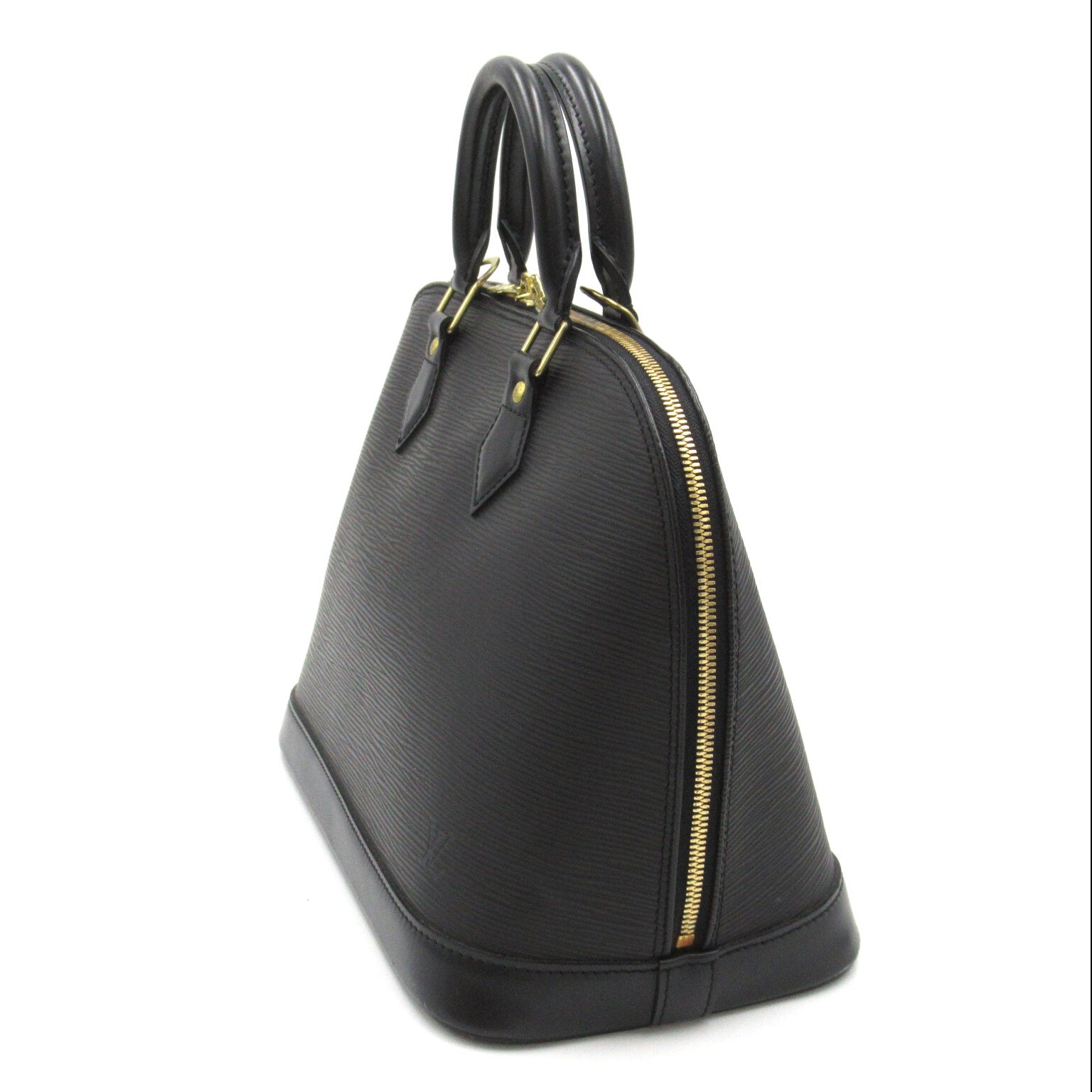 LOUIS VUITTON 【激減優惠】Epi Alma金扣手挽袋黑色