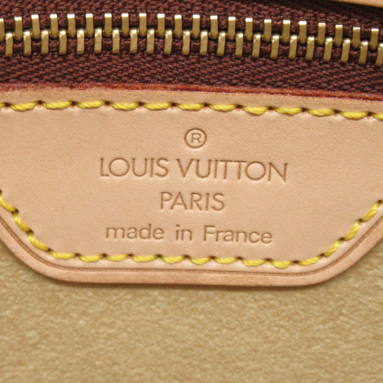 LOUIS VUITTON Monogram Looping MM金扣肩背袋啡色