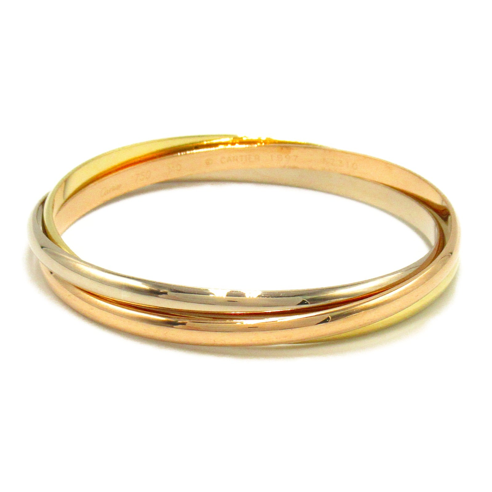 CARTIER 【激減優惠】18K黃金/白金/玫瑰金Trinity Bracelet手鐲